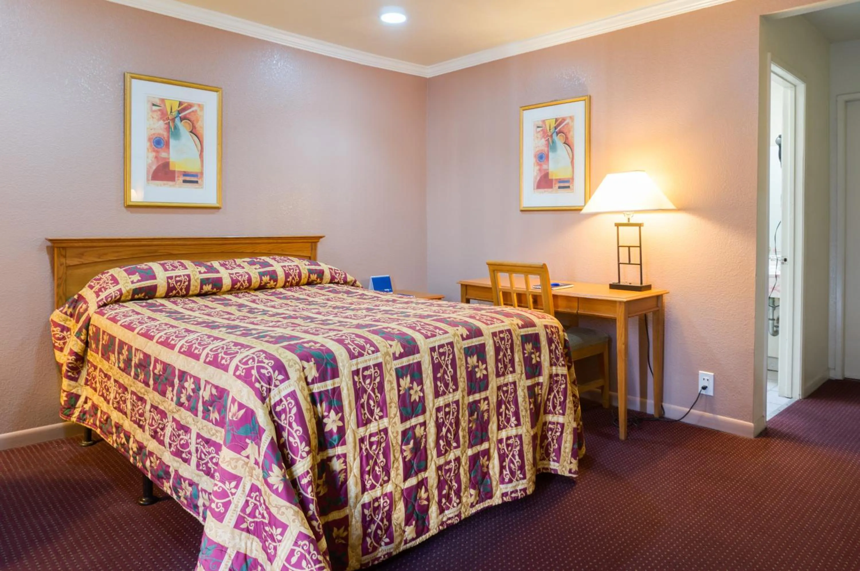 Bed in Mission Motel