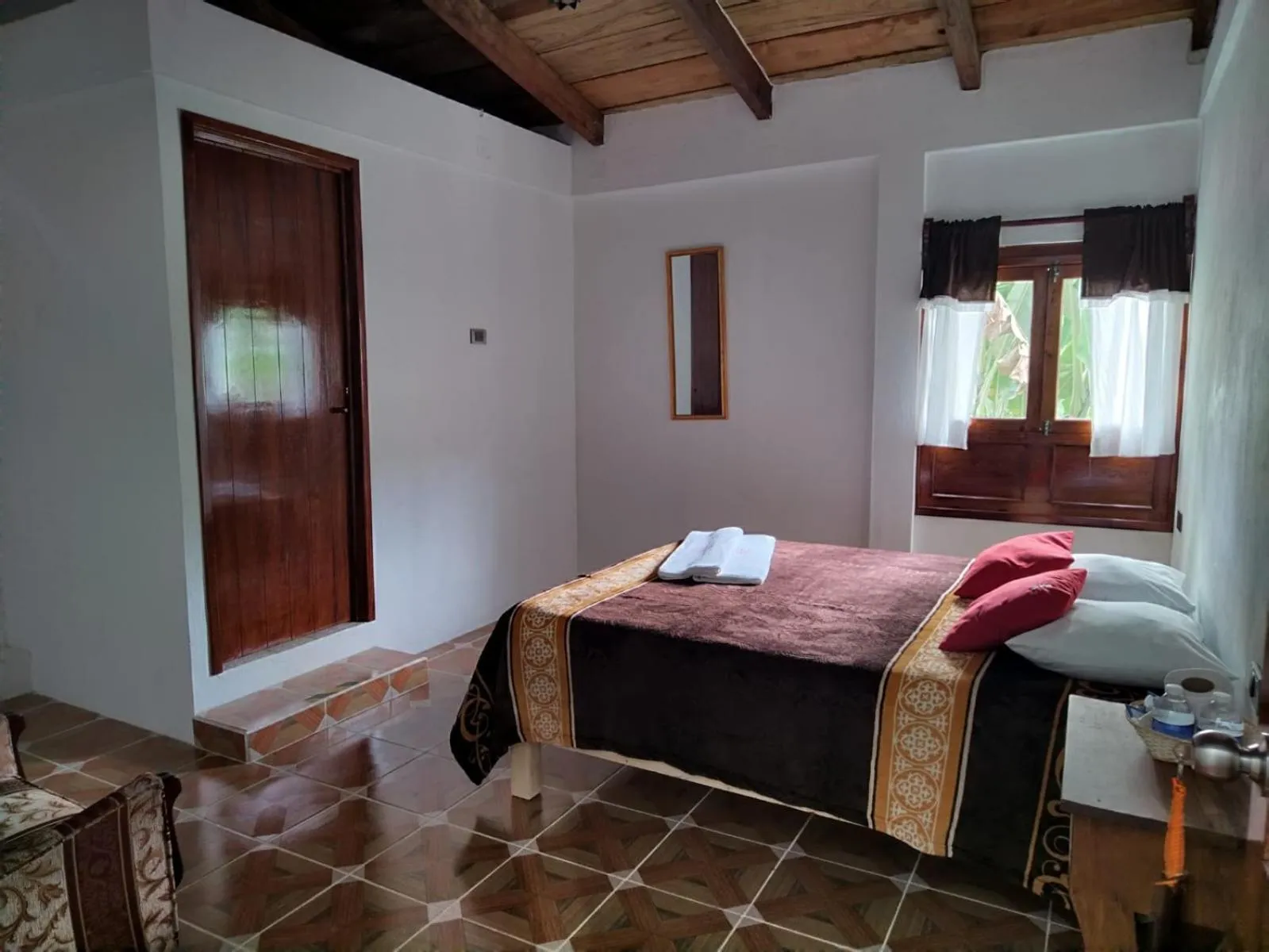 Bed in Hotel Coyopolan