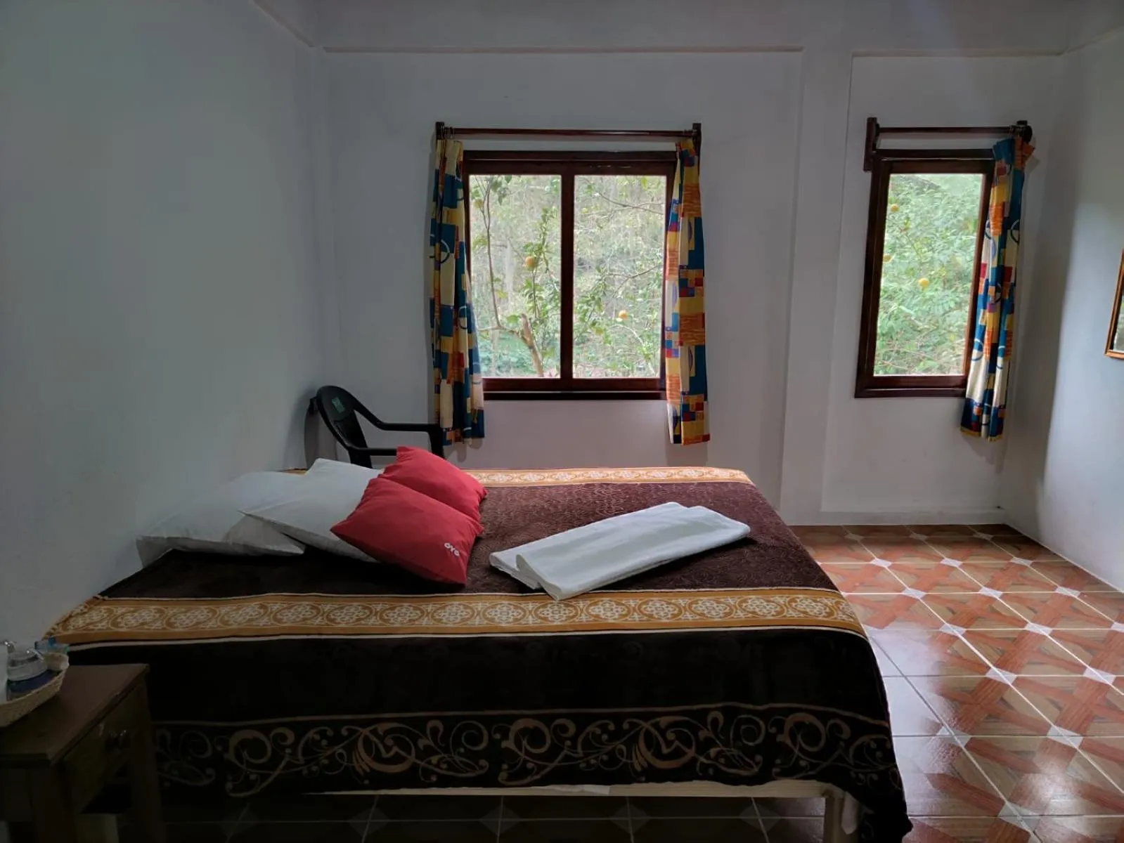 Bed in Hotel Coyopolan