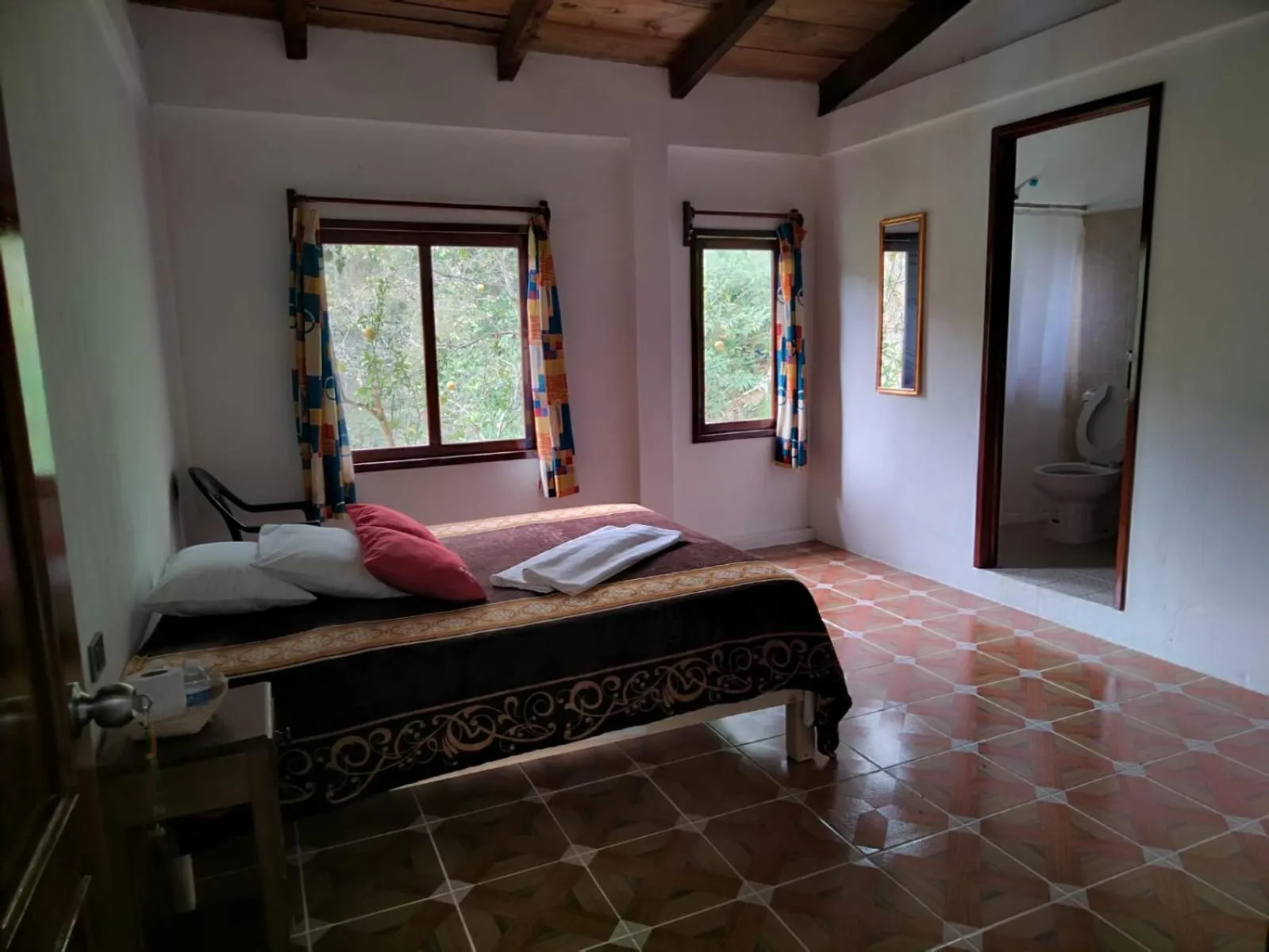 Bed in Hotel Coyopolan