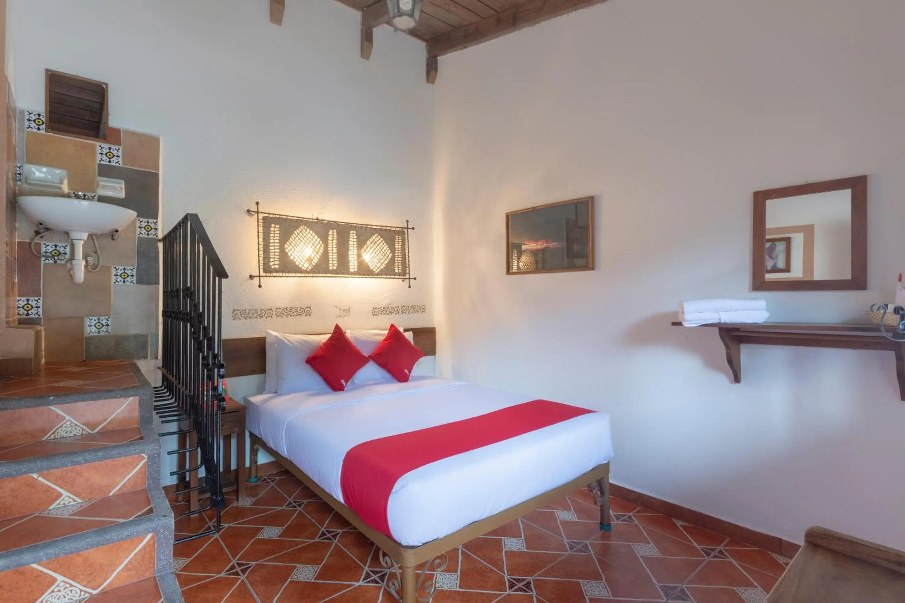 Bedroom, Bed in Hotel Coyopolan