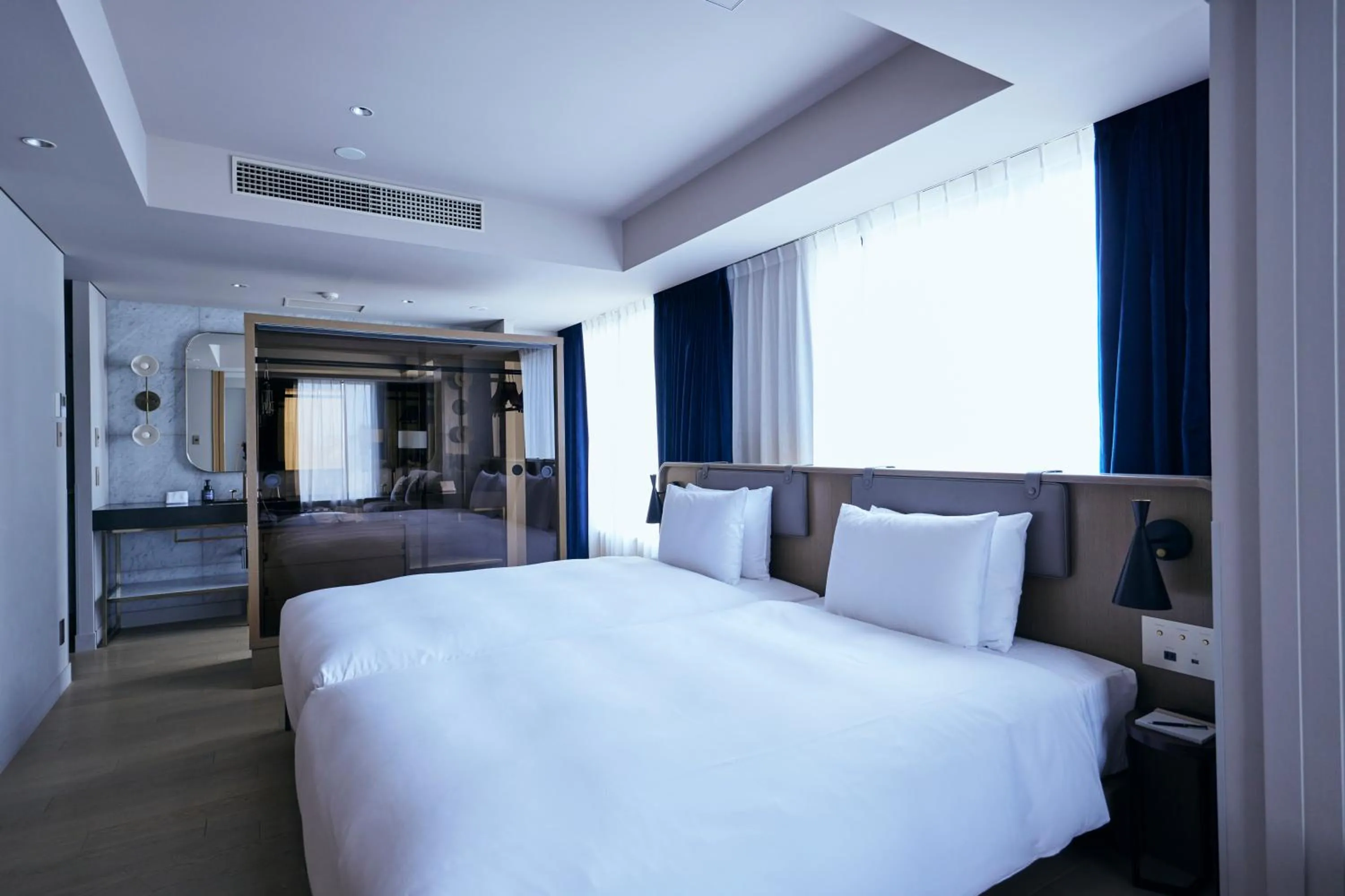 Photo of the whole room, Bed in NOHGA HOTEL UENO TOKYO