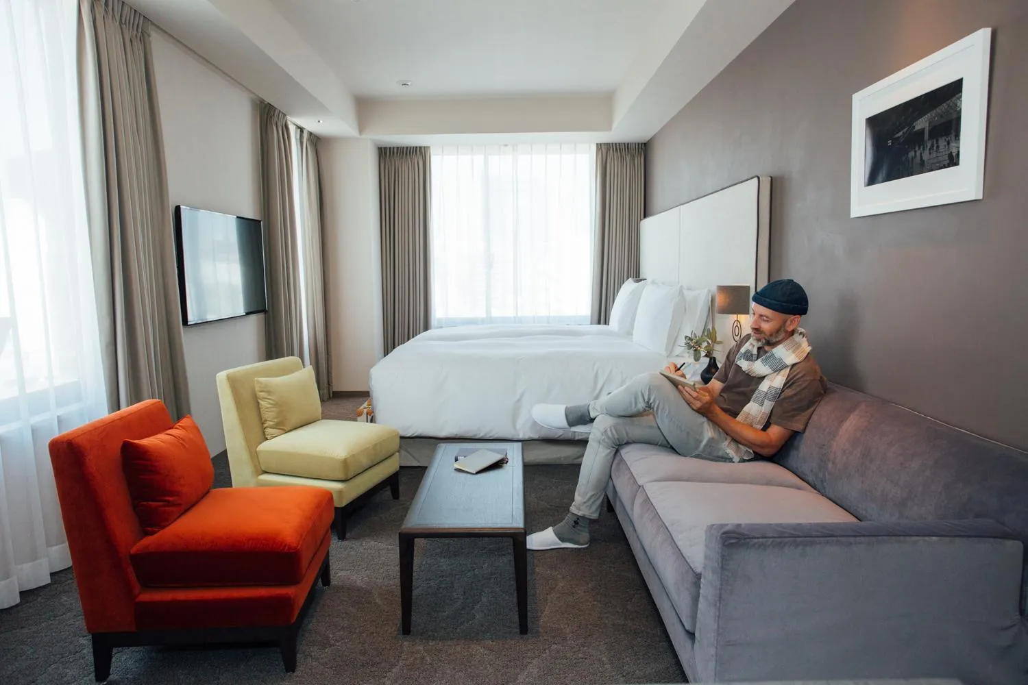 Bed in NOHGA HOTEL UENO TOKYO