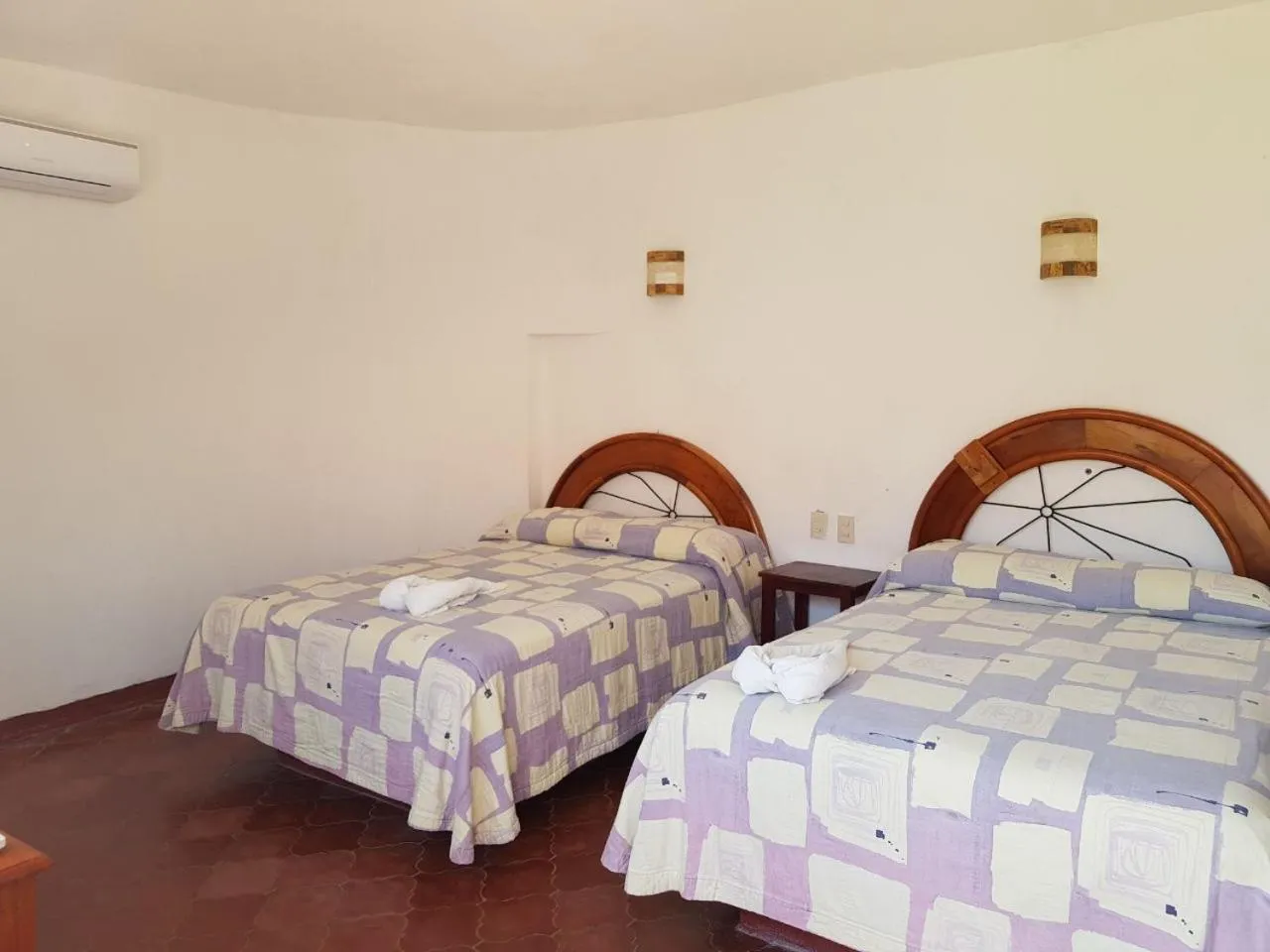 Bed in Hotel Villas Kin Ha