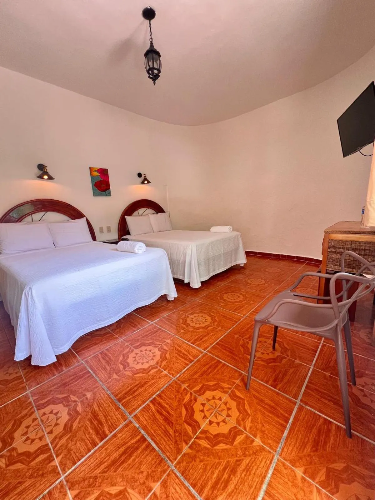 Bed in Hotel Villas Kin Ha