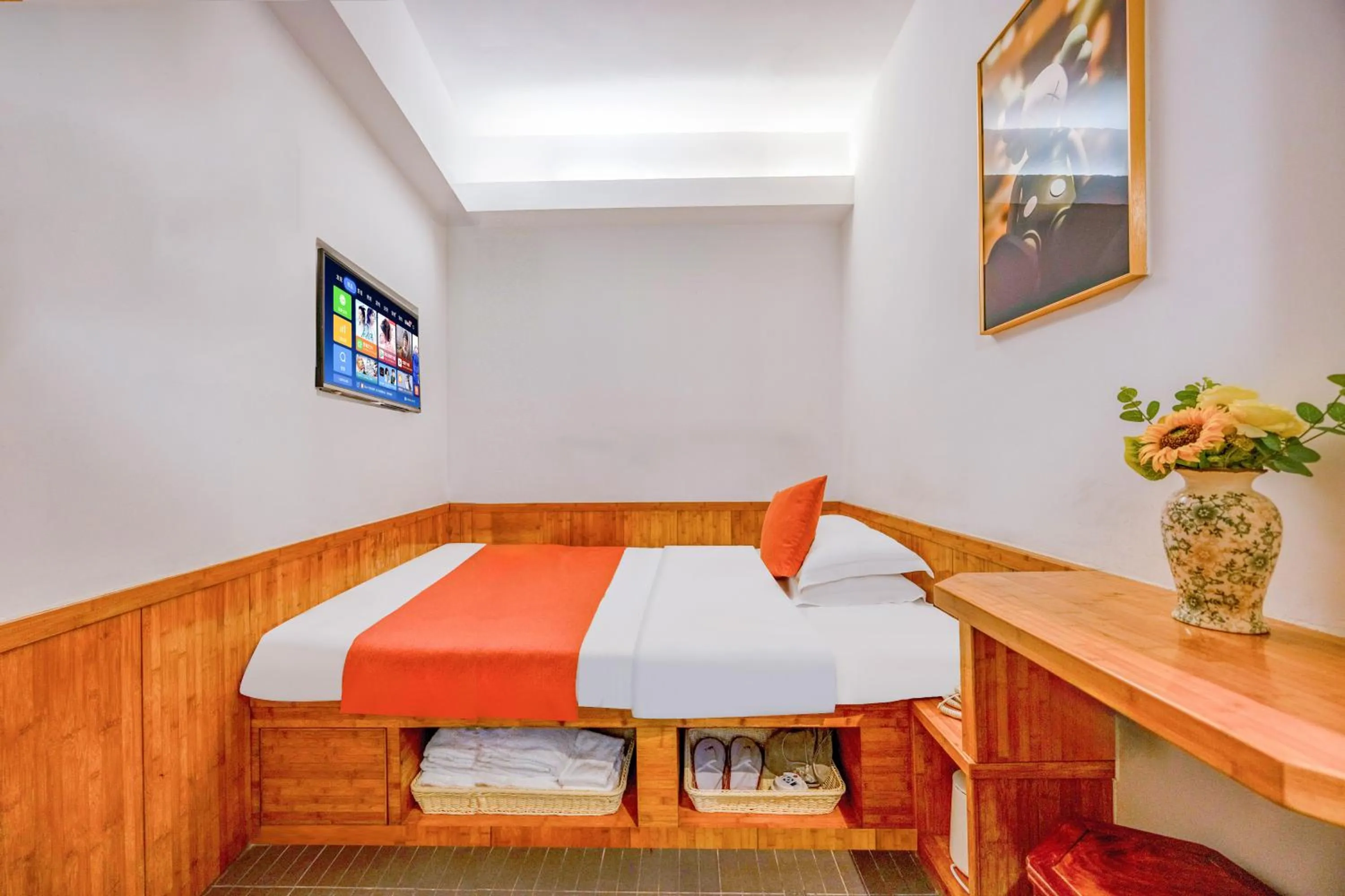 Bed in Guangzhou Timmy Hotel