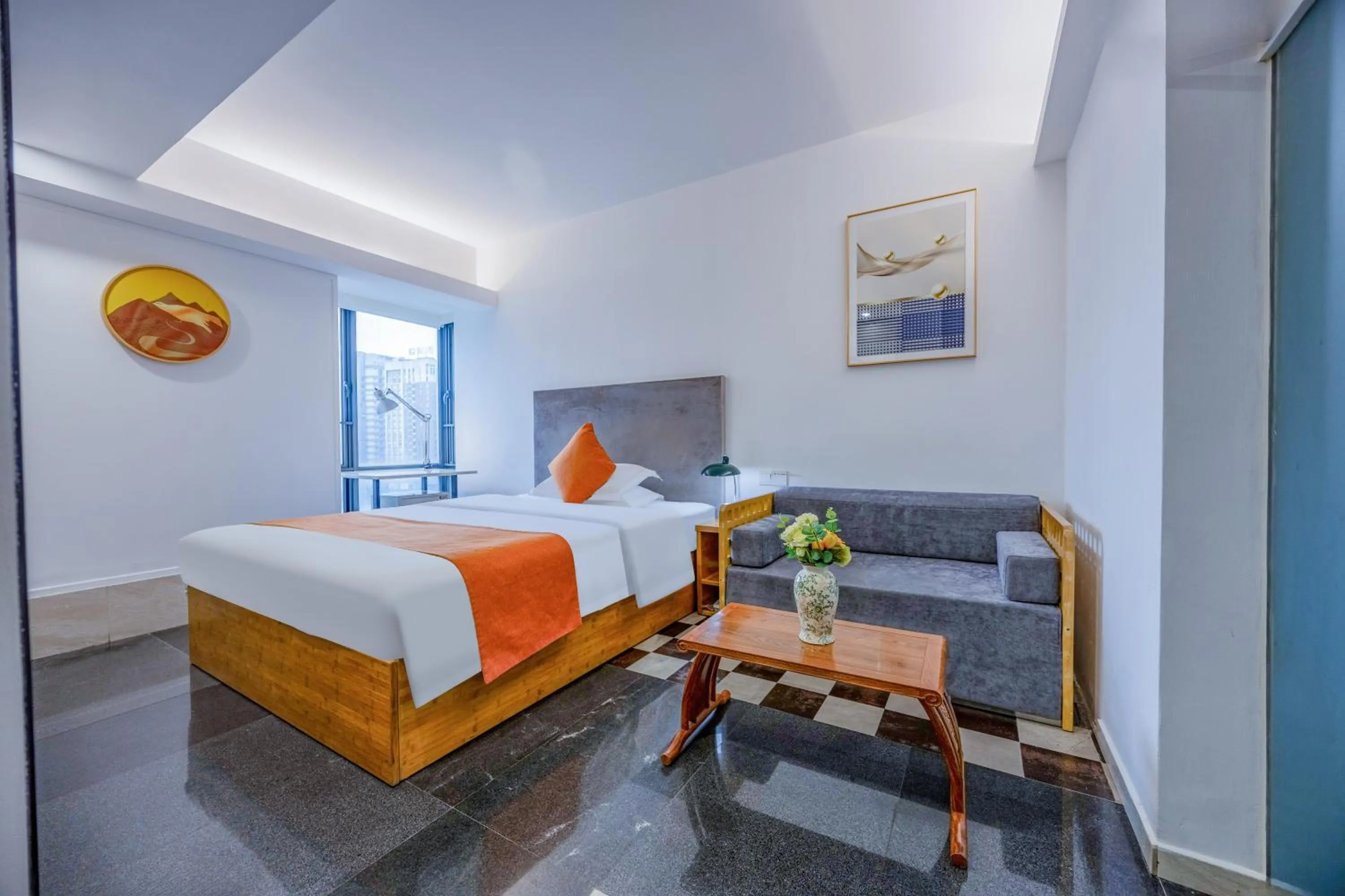 Photo of the whole room, Bed in Guangzhou Timmy Hotel