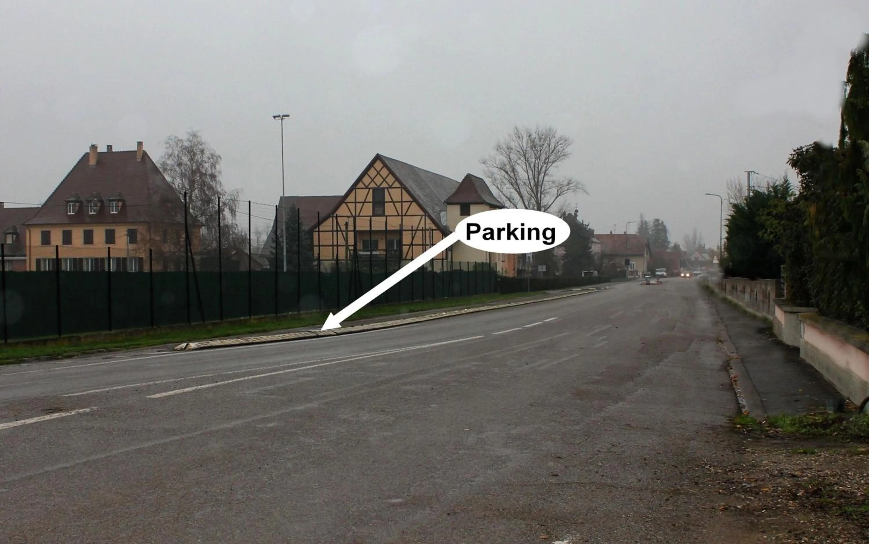 Parking in B&B "Villa Fink"