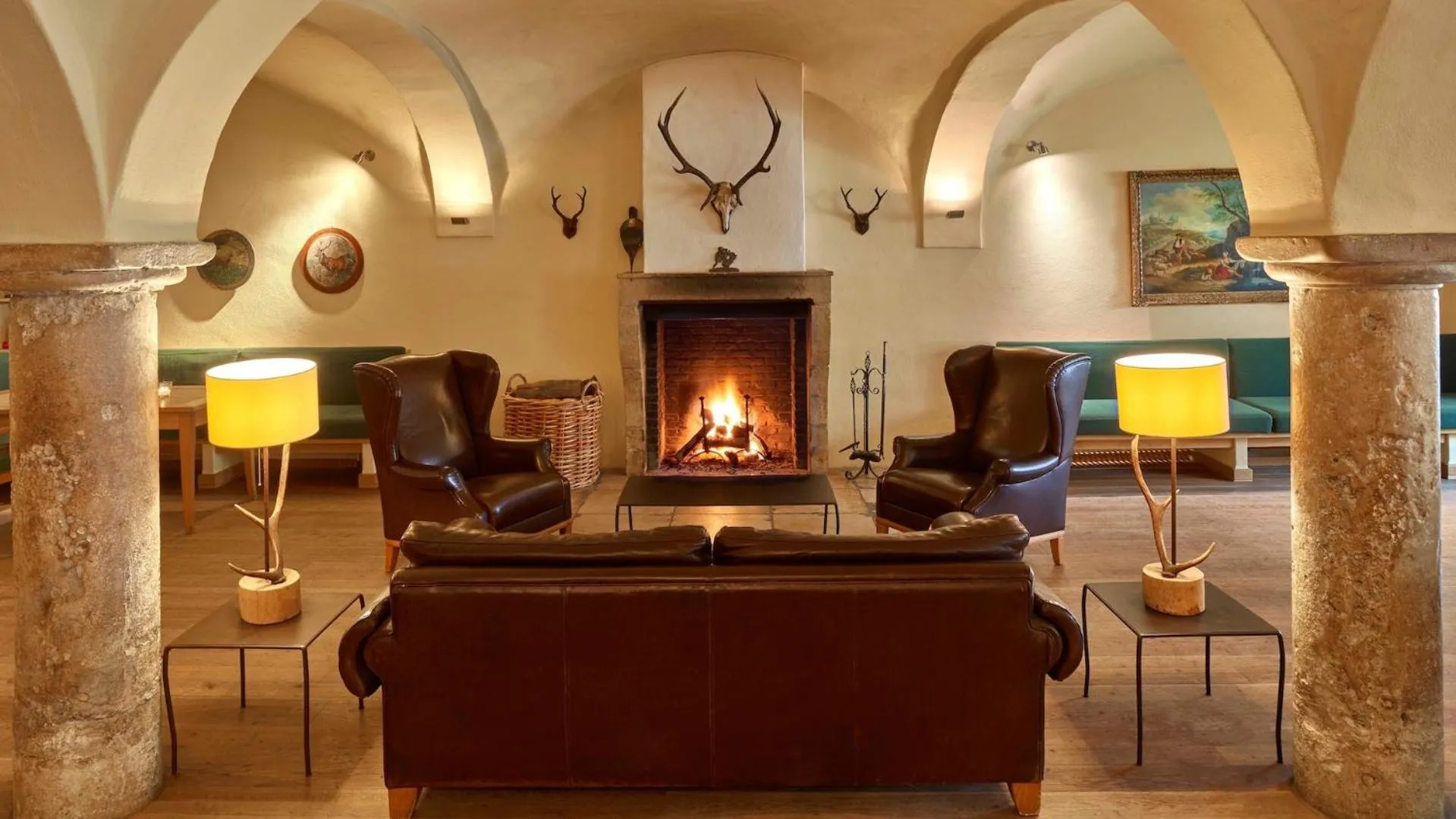 Lobby or reception in Romantik Hotel Zum Klosterbräu