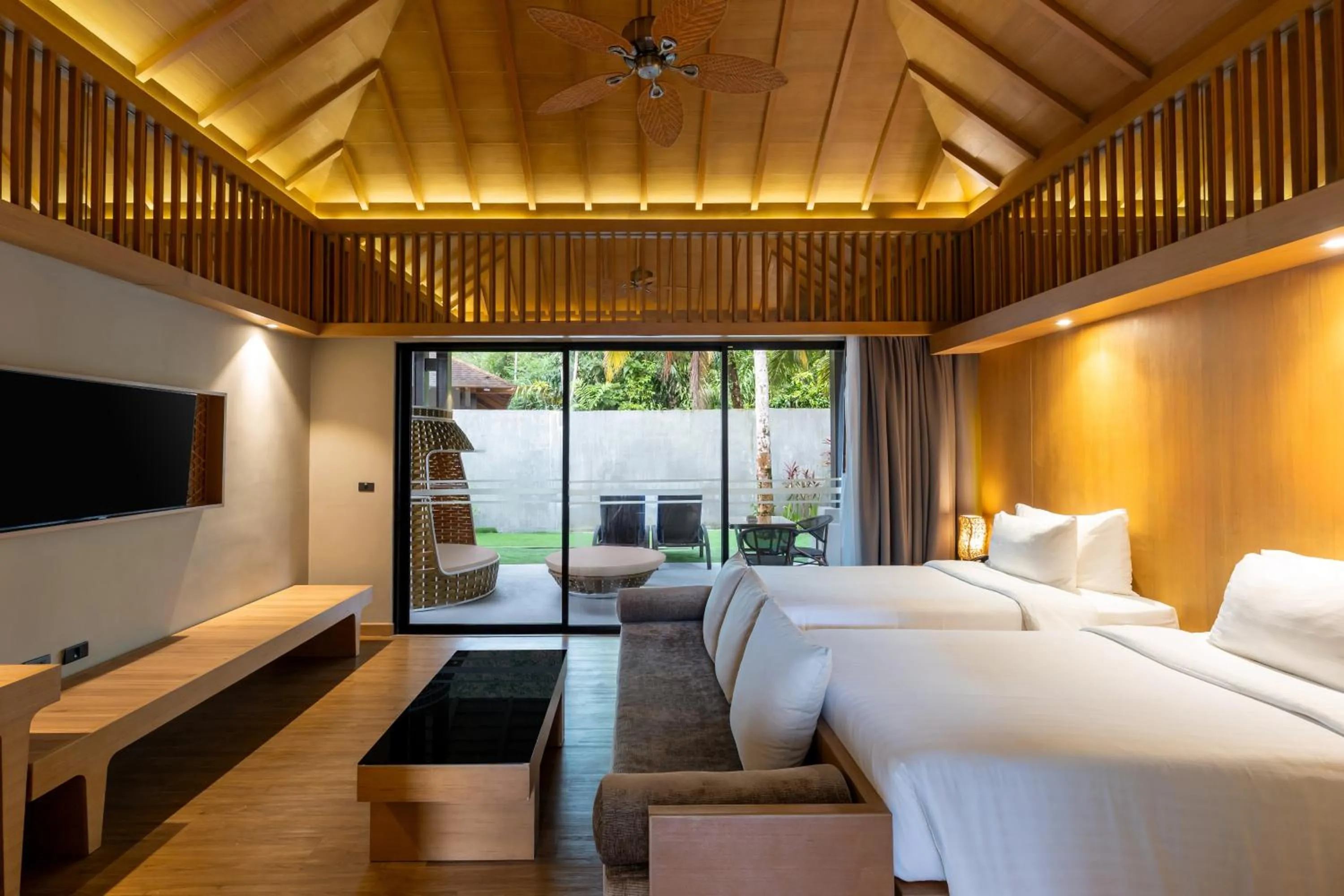 View (from property/room), Bed in ananea Beyond Khaolak