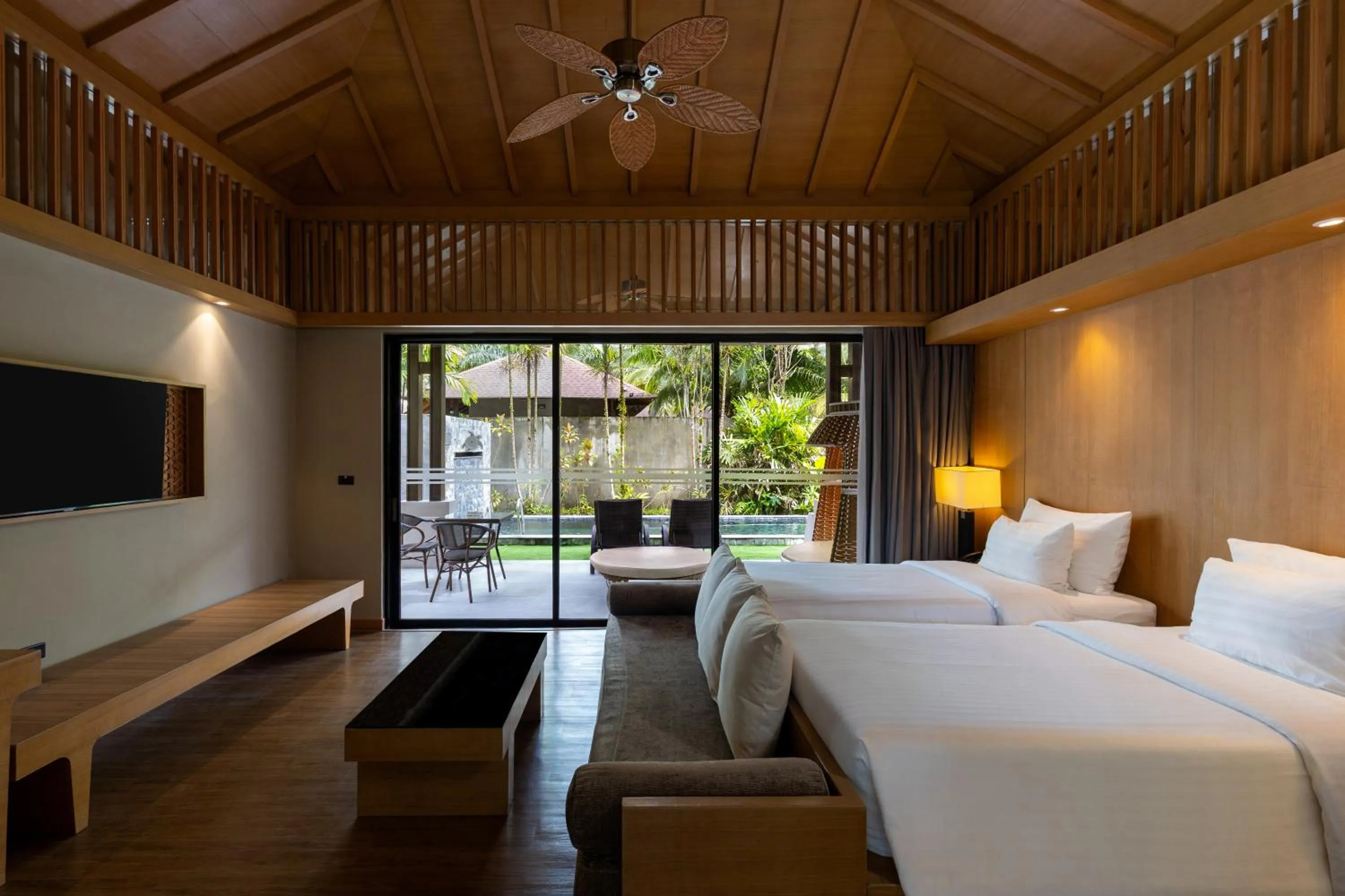 View (from property/room), Bed in ananea Beyond Khaolak