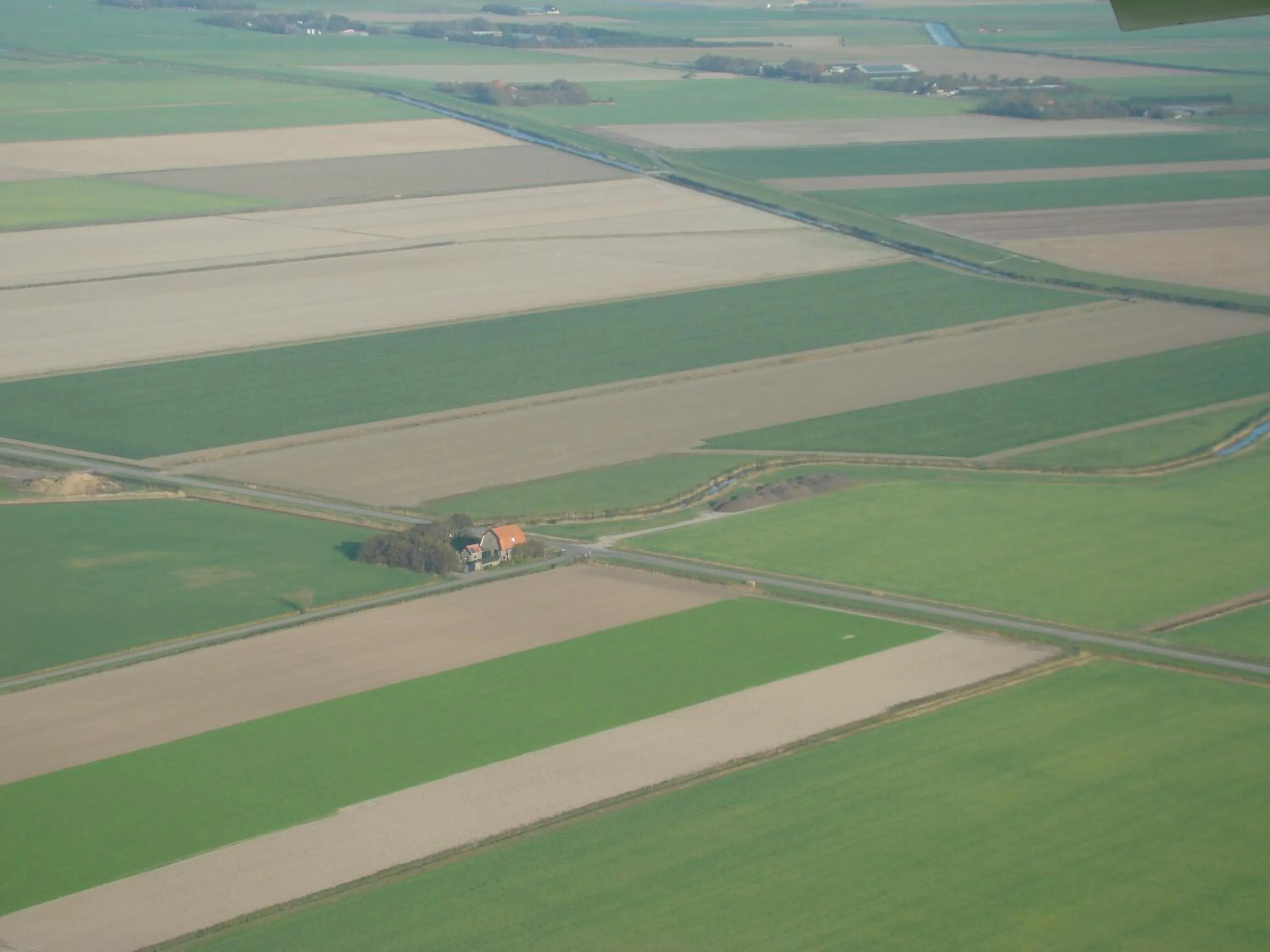 Bird's eye view in B&B Zuiderkreek