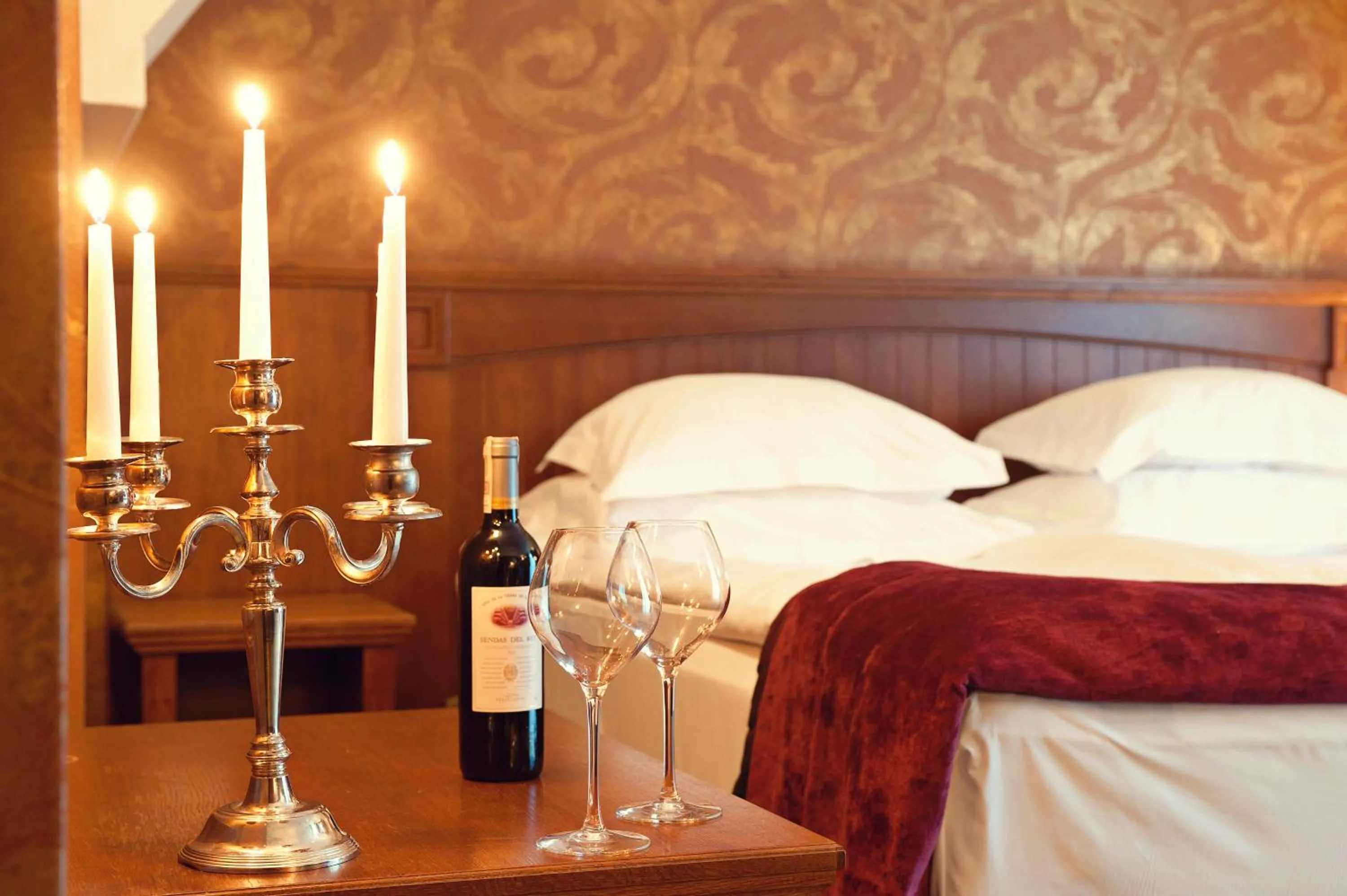 Bed in Hotel Lipowy Most