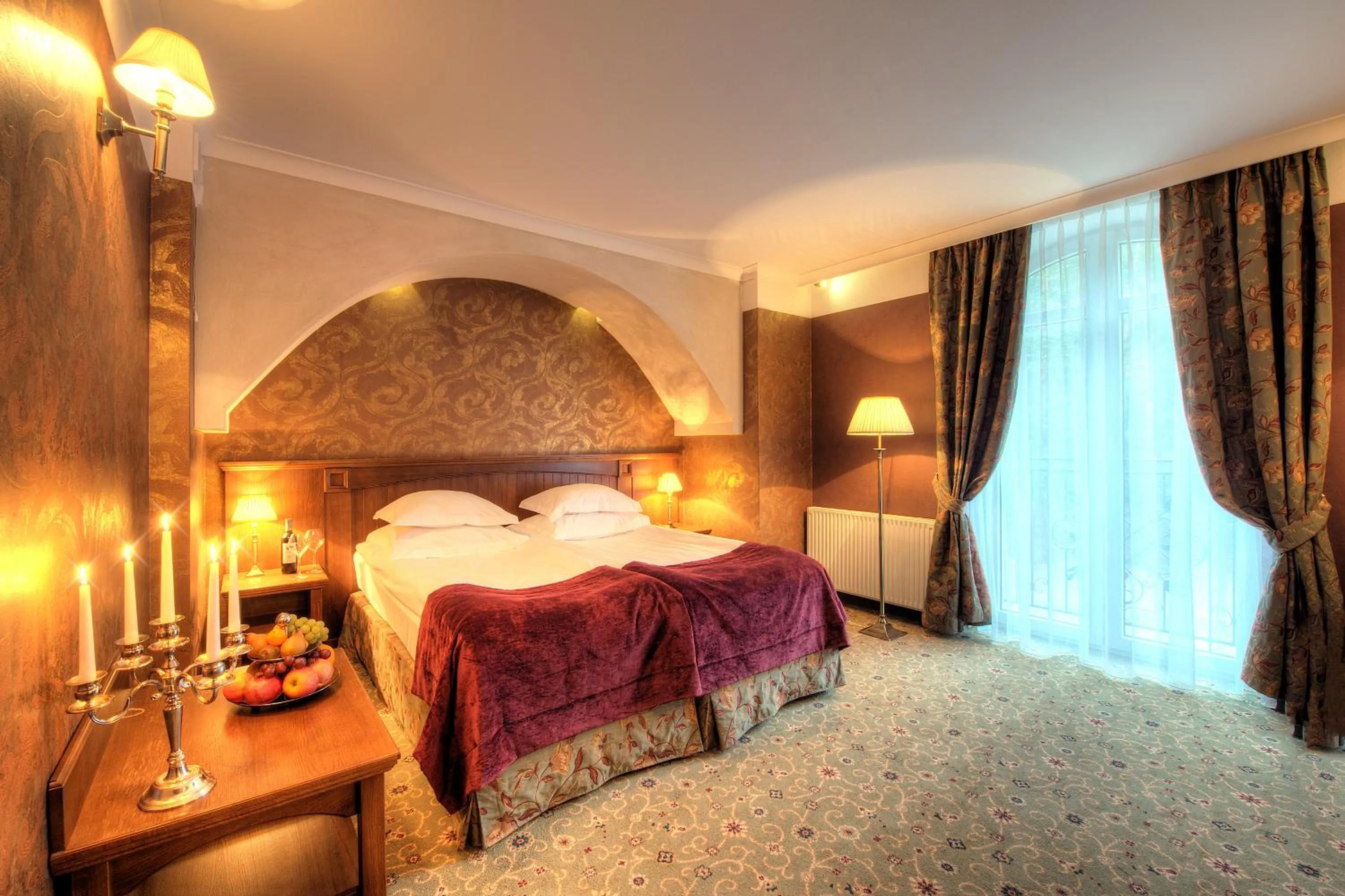 Bed in Hotel Lipowy Most