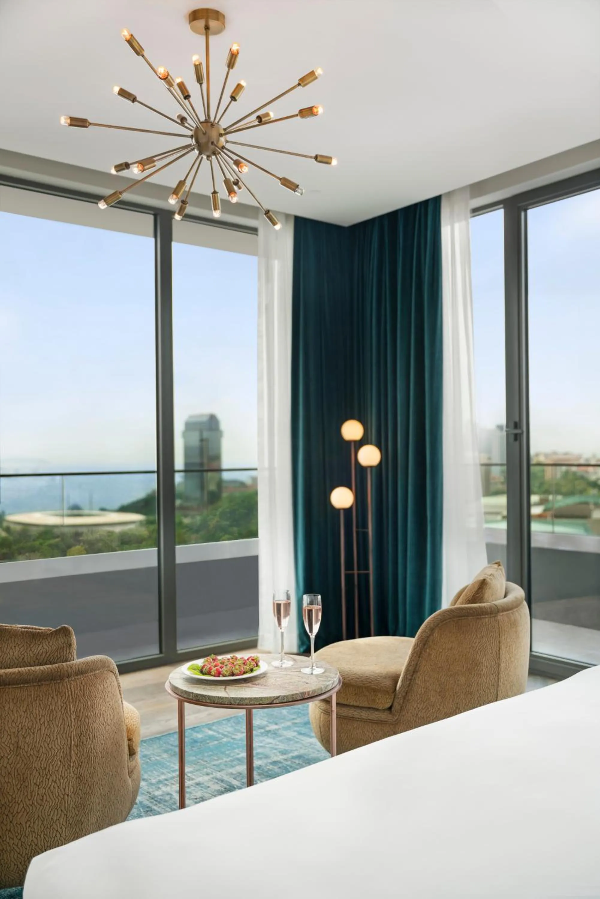 View (from property/room), Bed in Glens Palas Istanbul Nisantasi