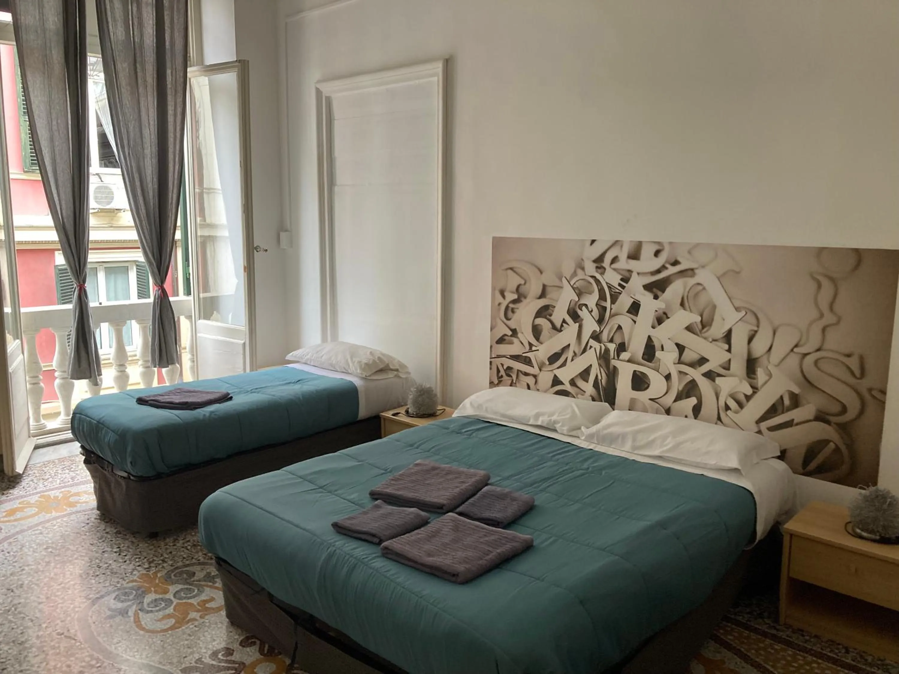 Bed in Guest House Roma