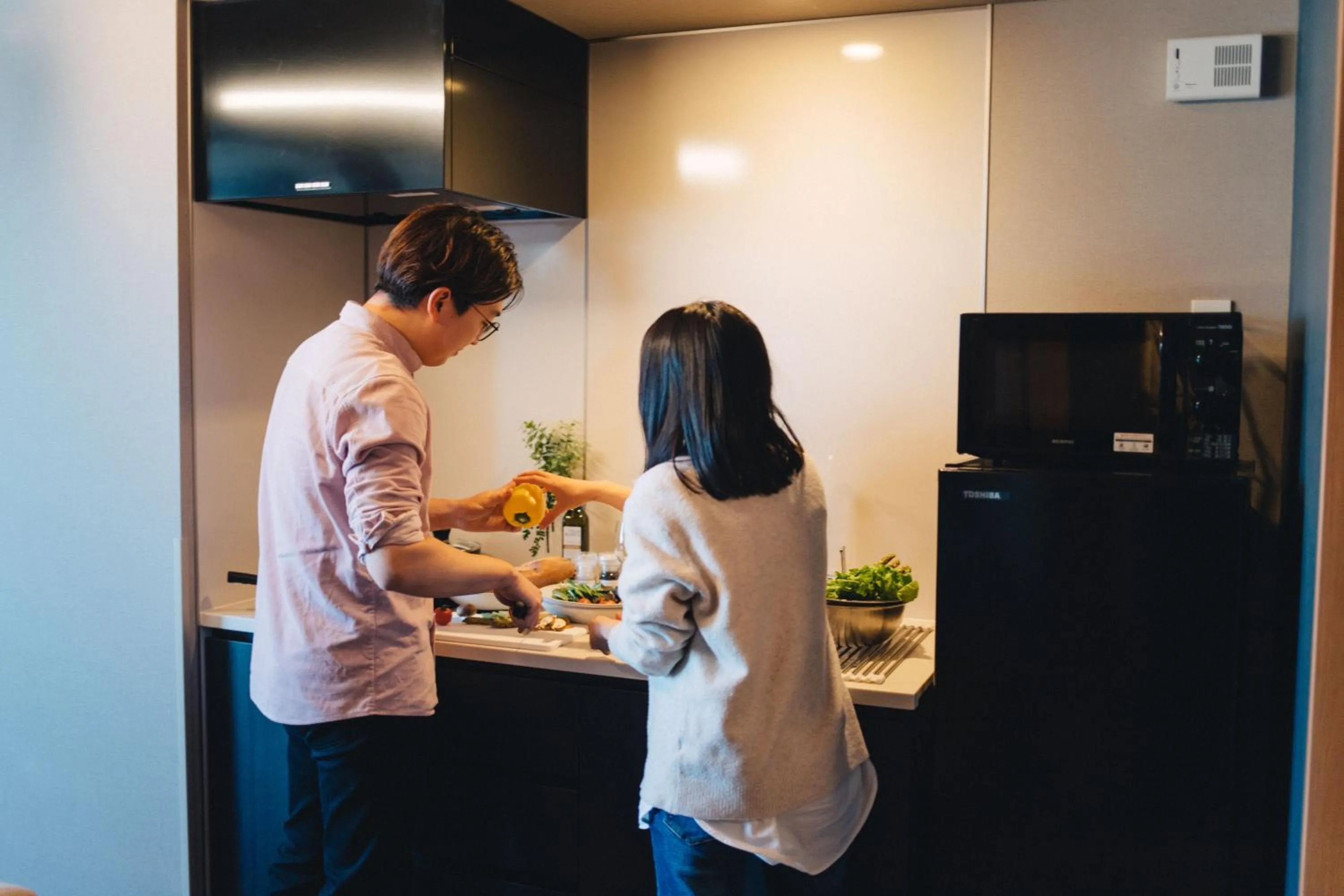 kitchen in MIMARU Tokyo Ueno East