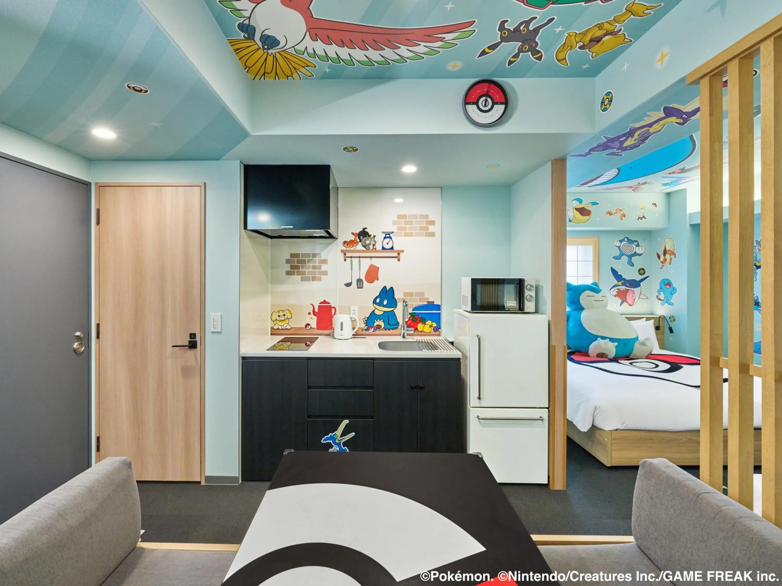 Kitchen or kitchenette, Bed in MIMARU Tokyo Ueno East