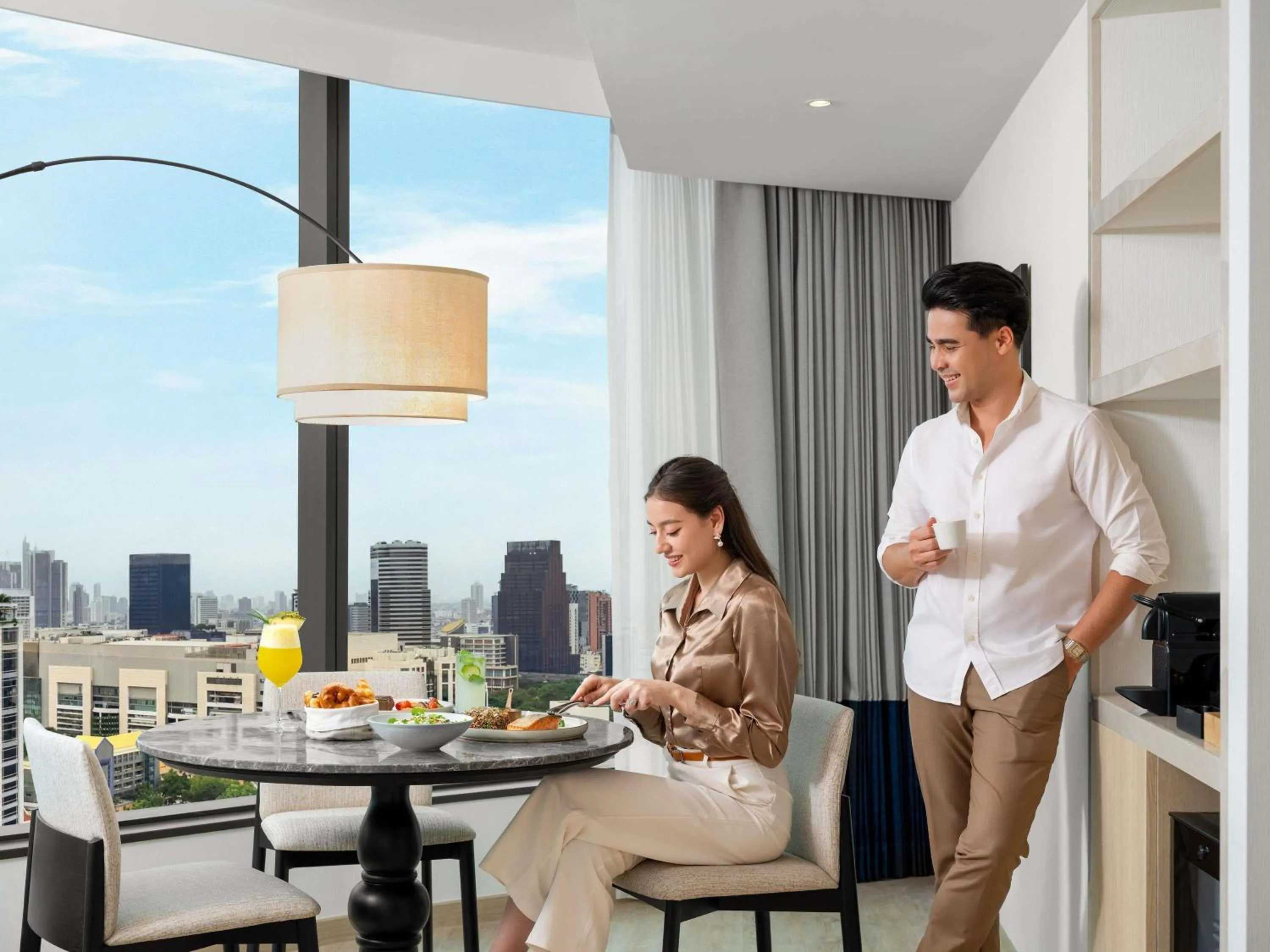 Bedroom in Novotel Bangkok Platinum Pratunam