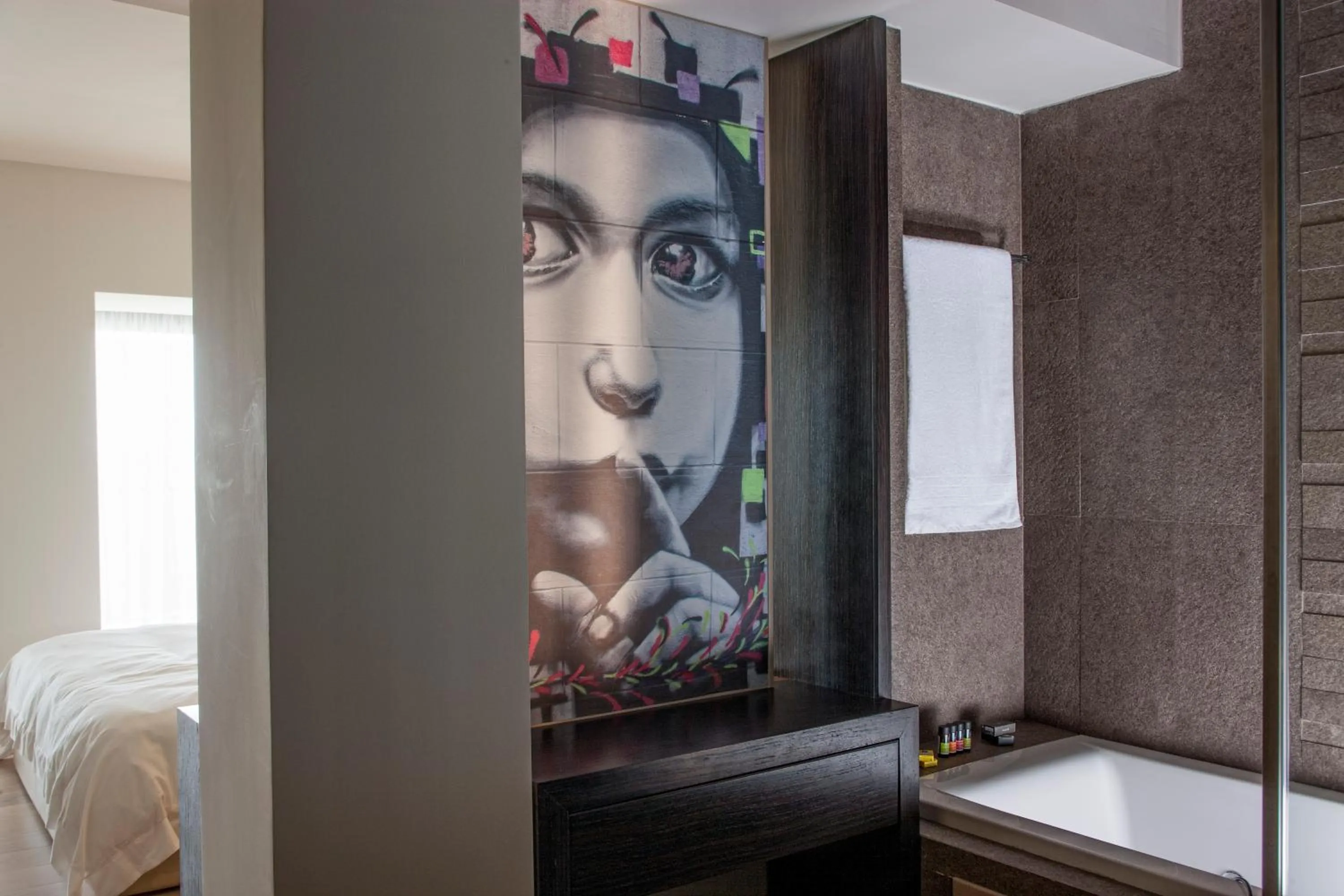 Bathroom, Bed in Aqua Blu Boutique Hotel & Spa, Adults Only- Small Luxury Hotels of the World