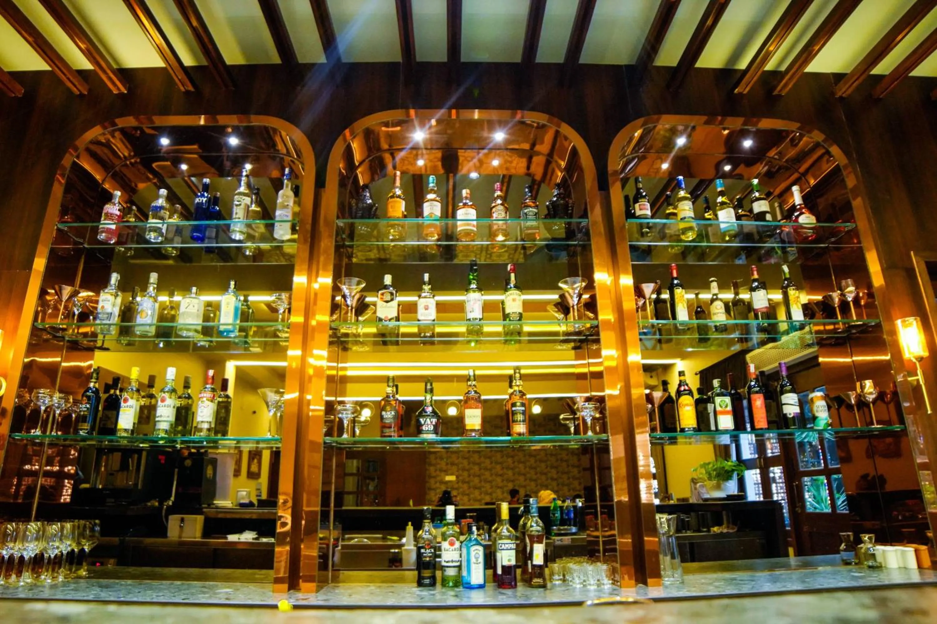 Lounge or bar in Hotel Surya, Kaiser Palace