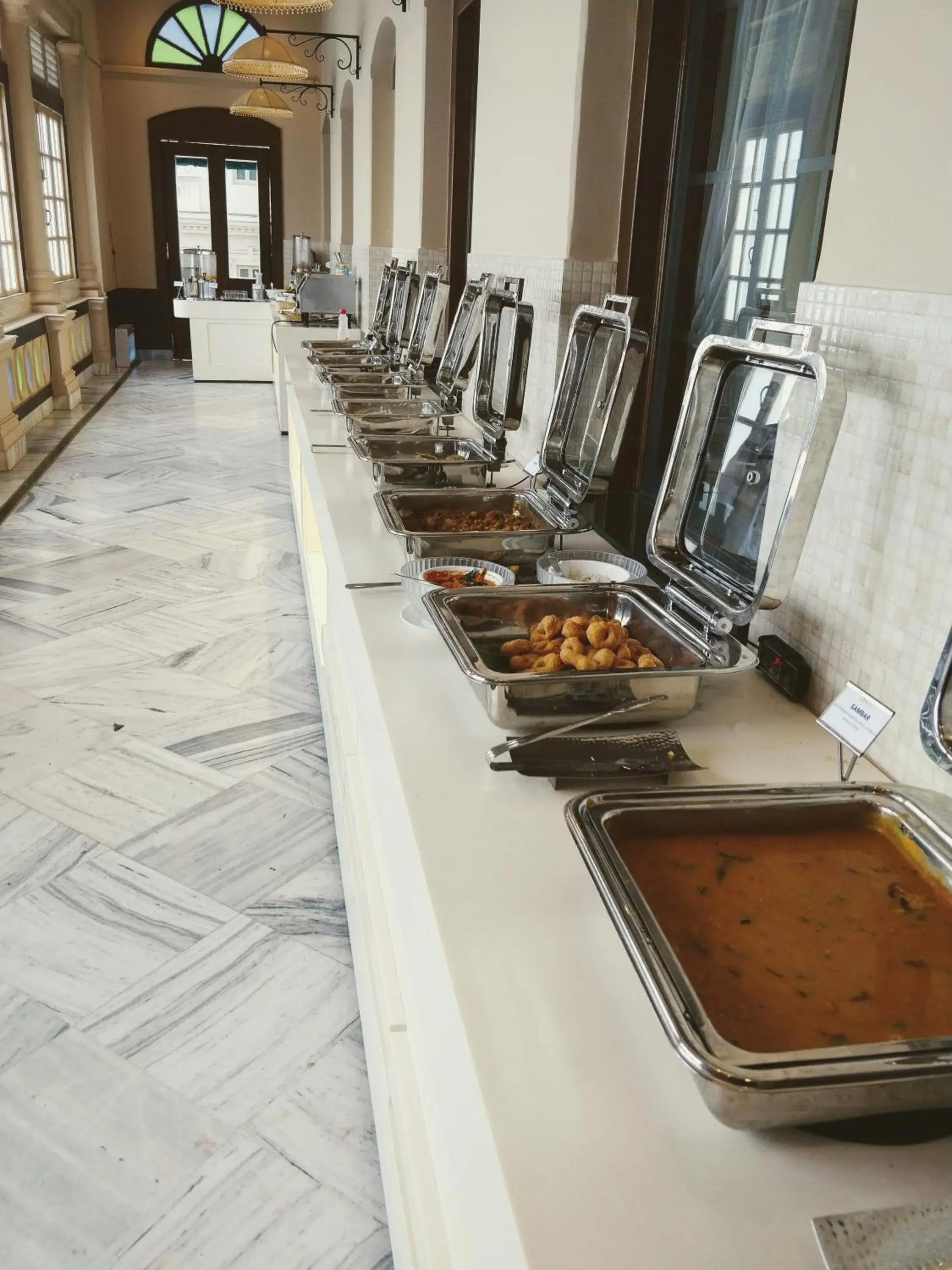 Breakfast in Hotel Surya, Kaiser Palace Breakfast in Hotel Surya, Kaiser Palace