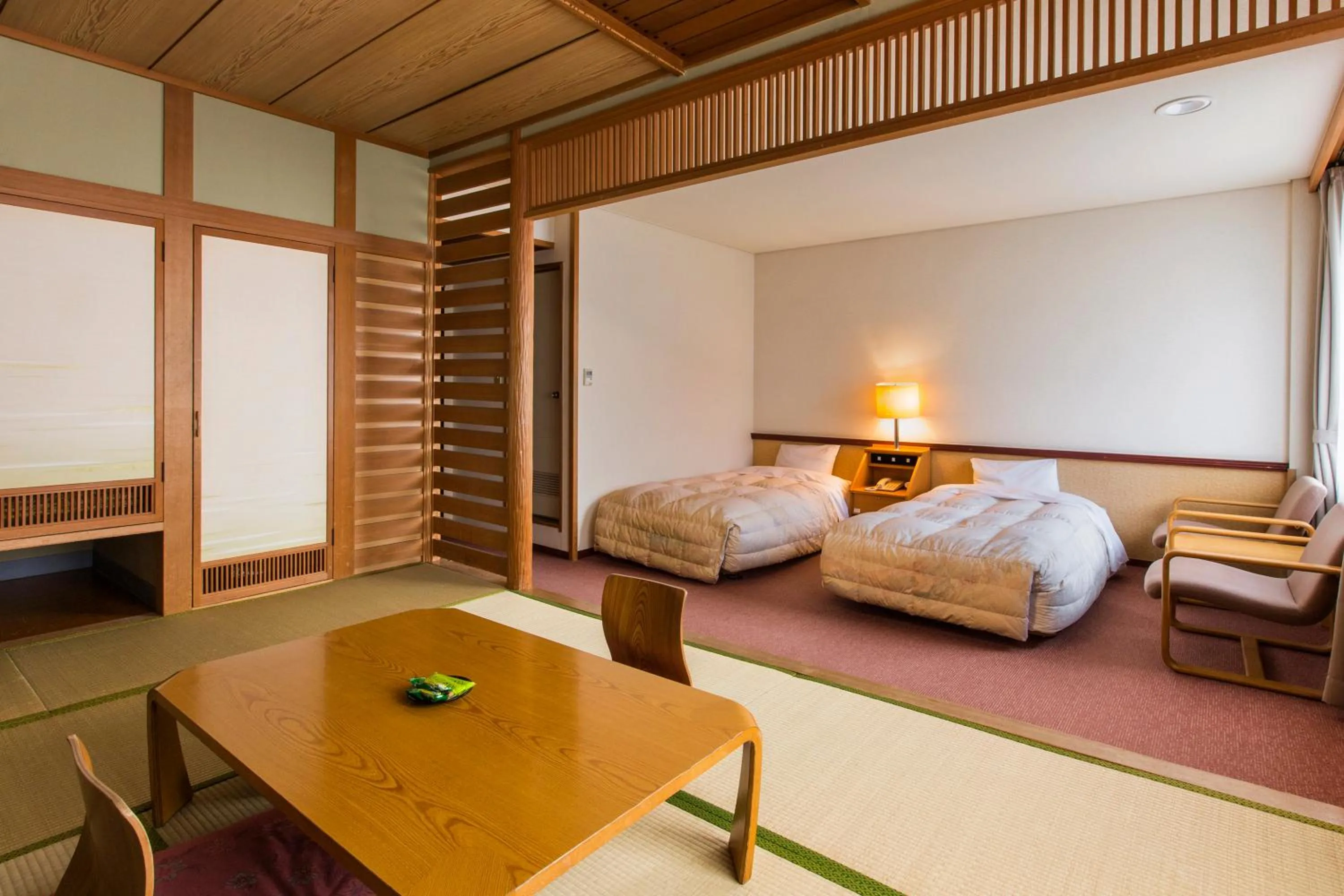 Photo of the whole room, Bed in Choyo Tei