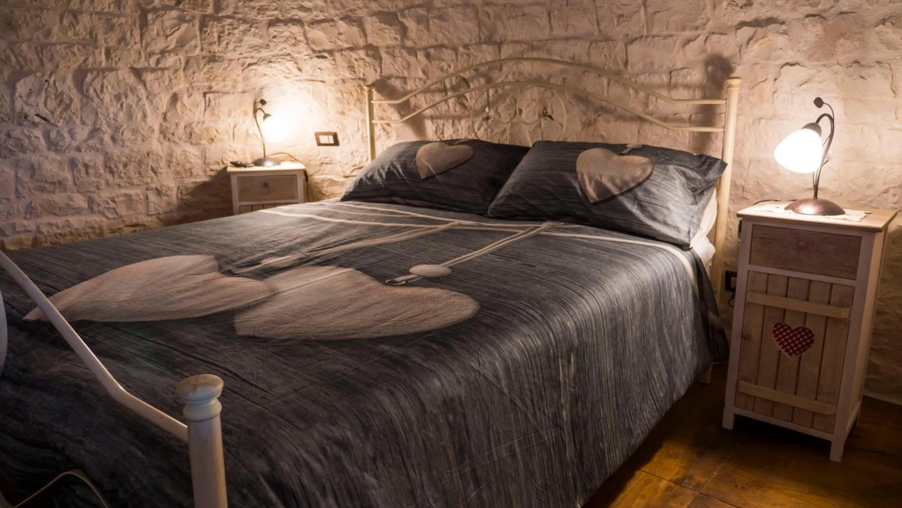 Bed in B&b I Trulli dei Desideri