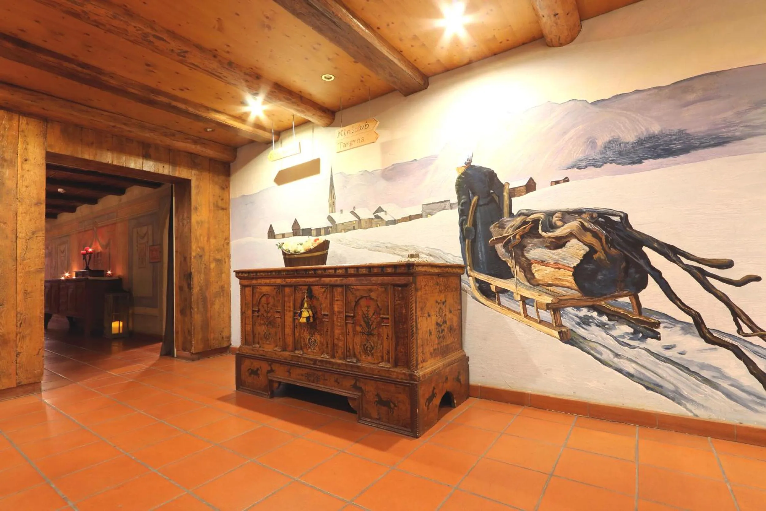 Decorative detail in Park Hotel Bellacosta