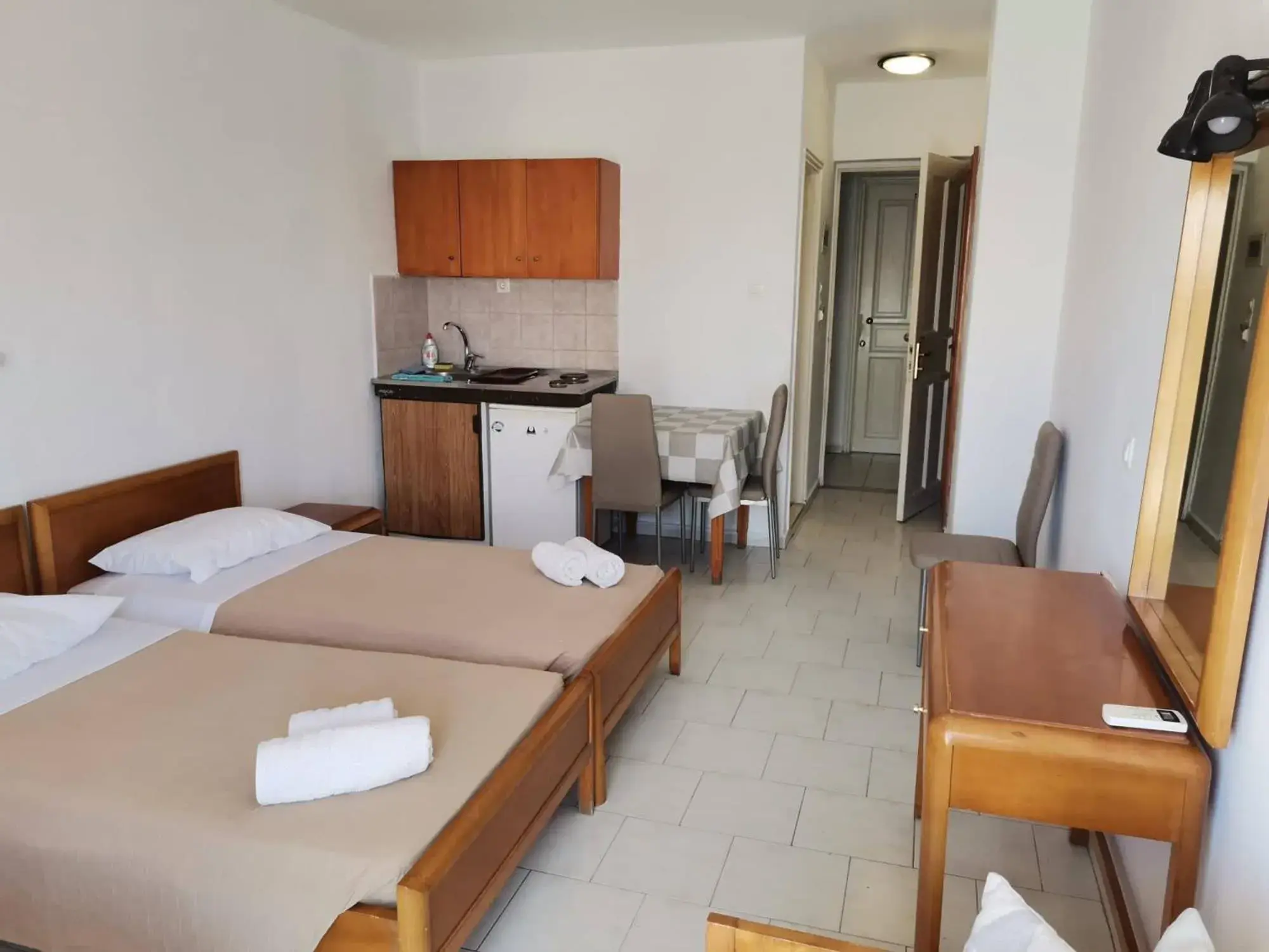 Standard Triple Studio with Side Sea View in Pantheon Apartments Kos Town Standard Triple Studio with Side Sea View in Pantheon Apartments Kos Town