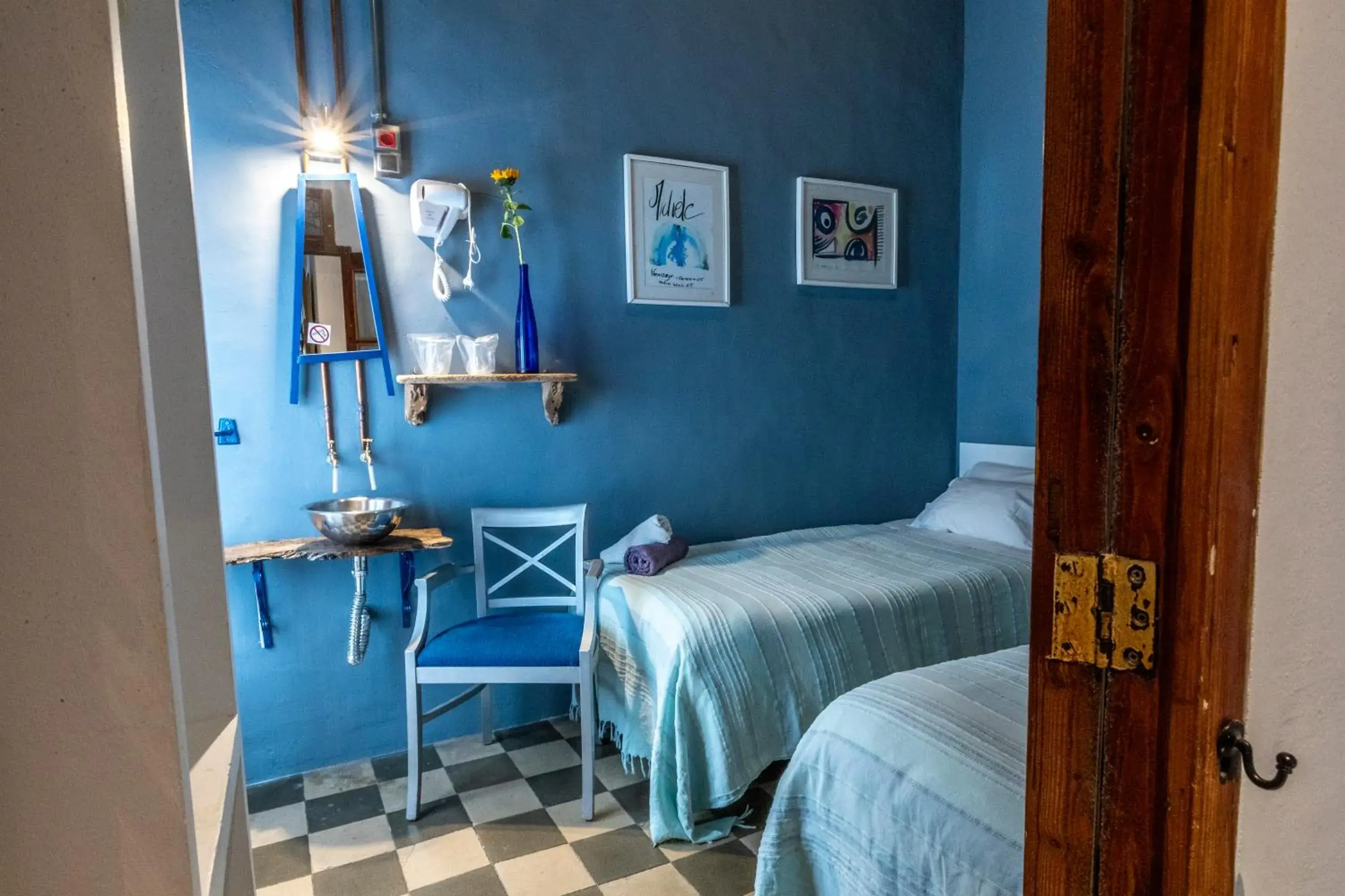 Twin Room Interior in Ibiza Boutique Guest House Twin Room Interior in Ibiza Boutique Guest House