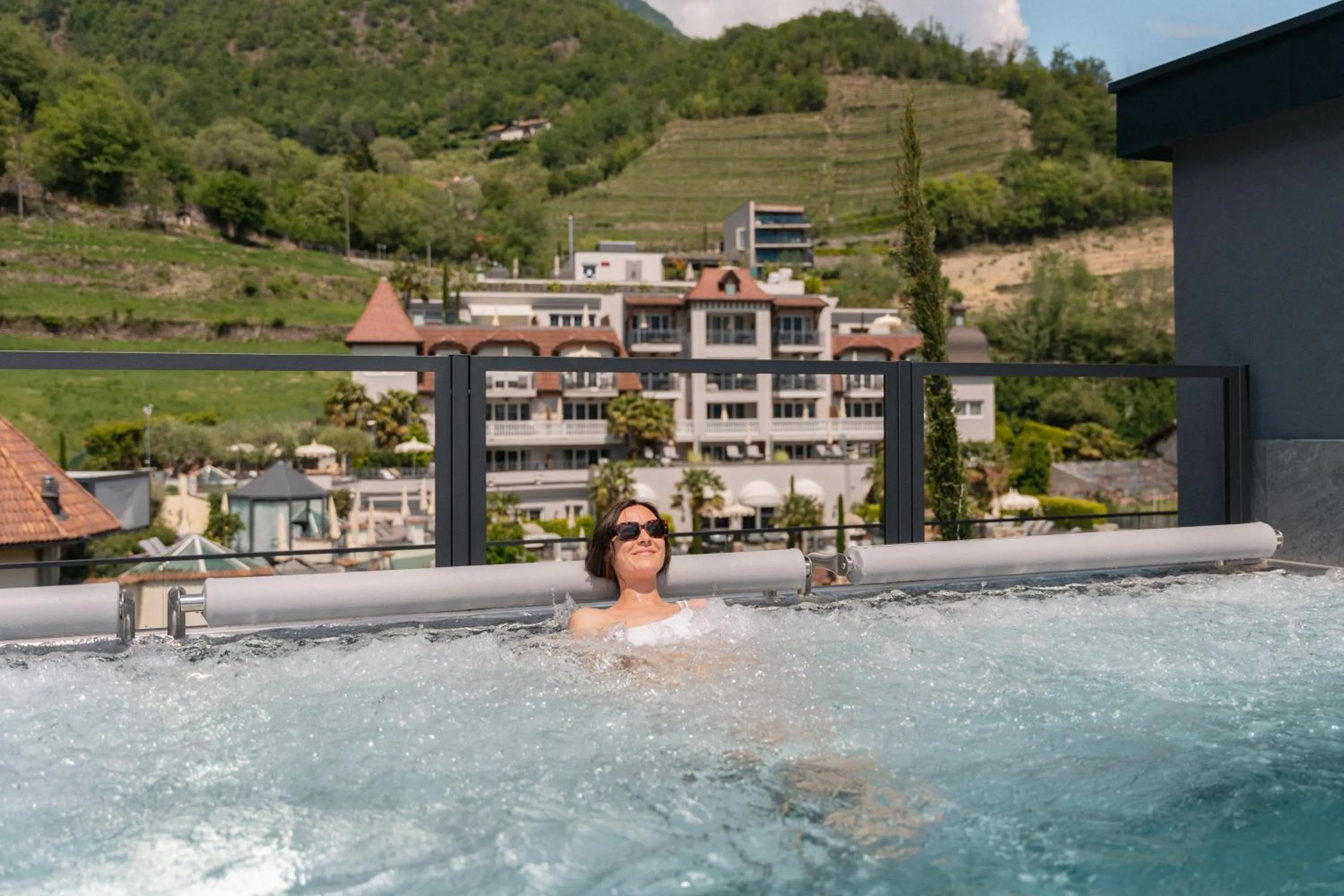 Swimming pool in Preidlhof Luxury Dolce Vita Resort