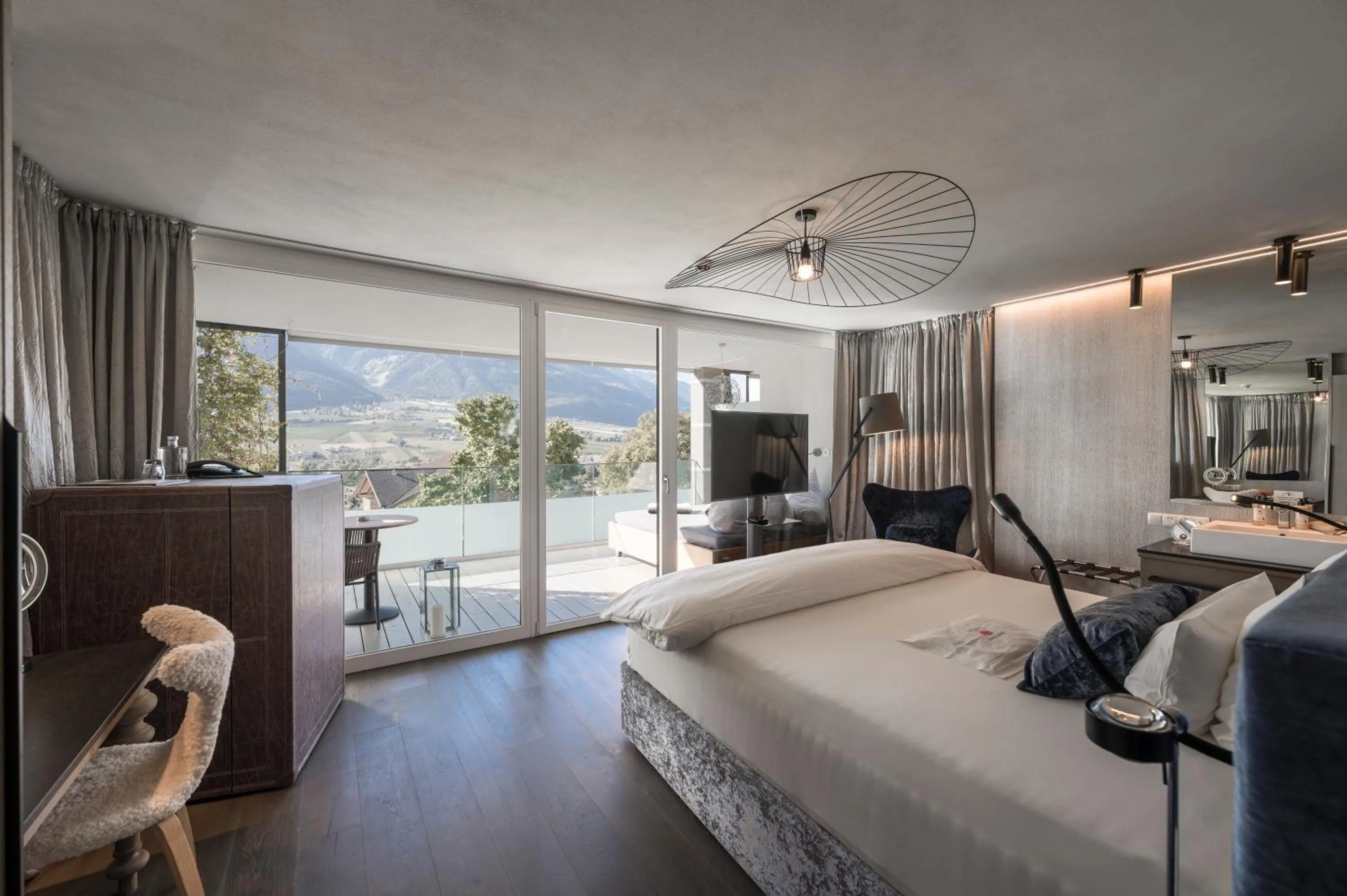 Bedroom, Bed in Preidlhof Luxury Dolce Vita Resort