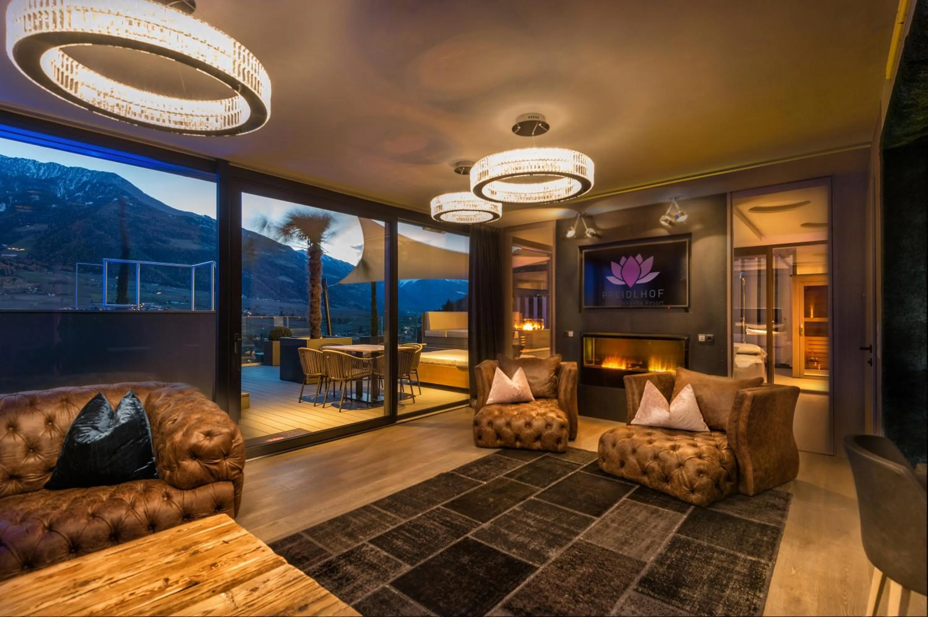 Living room in Preidlhof Luxury Dolce Vita Resort