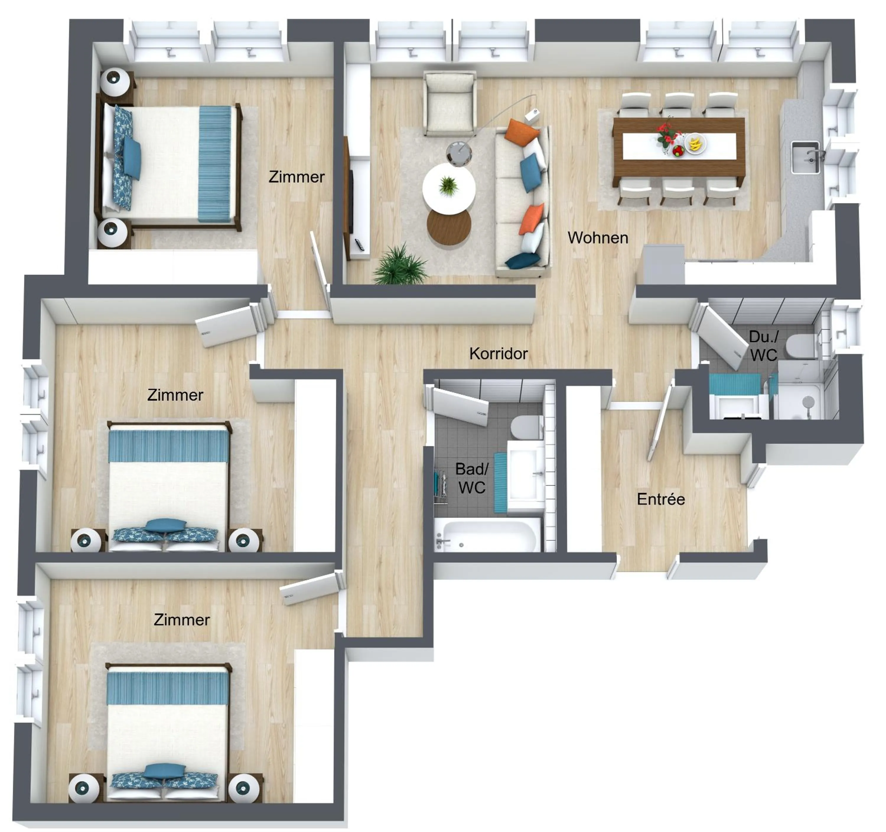 Property building in Ferienhaus Casa Luna