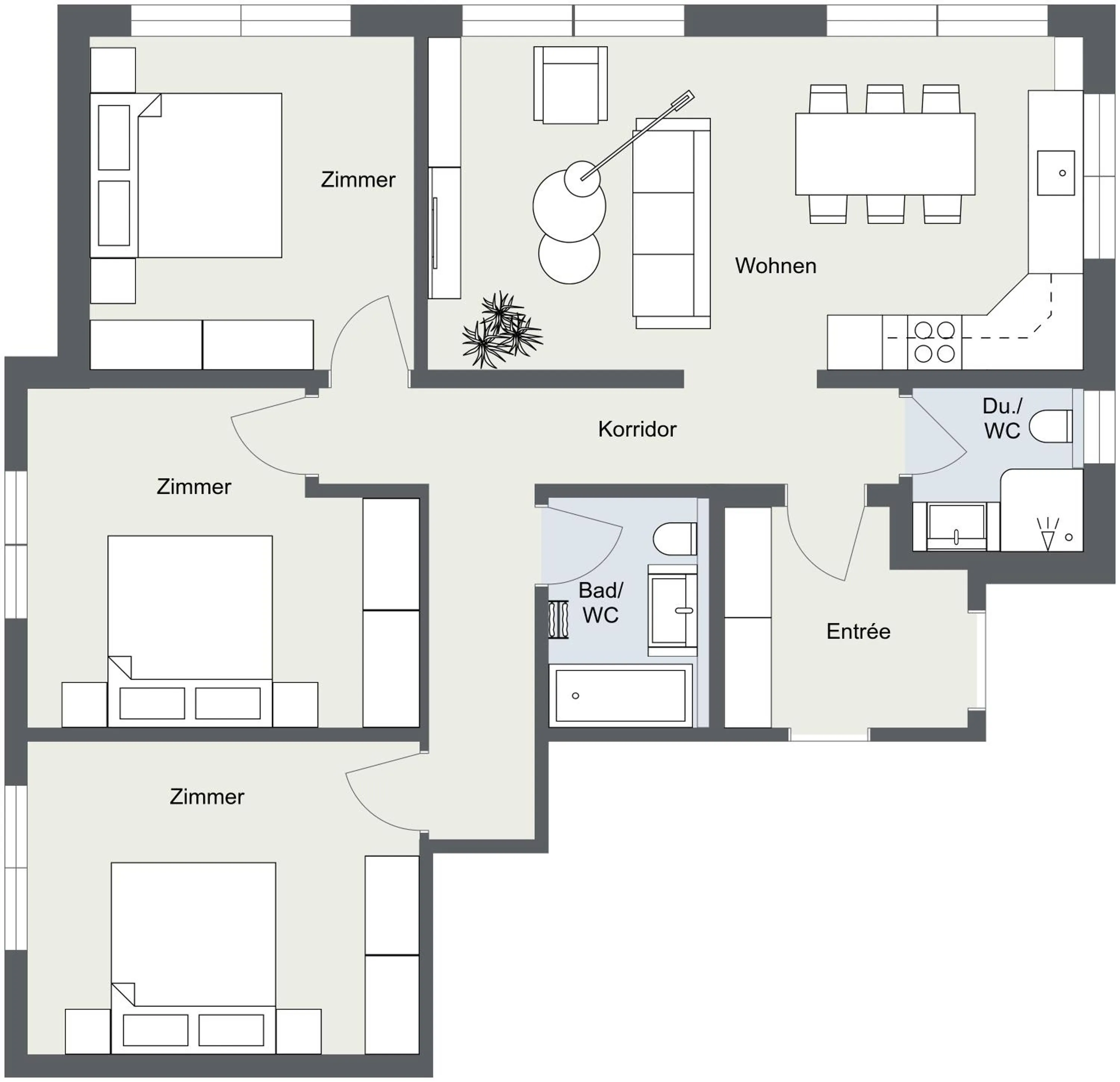 View (from property/room) in Ferienhaus Casa Luna