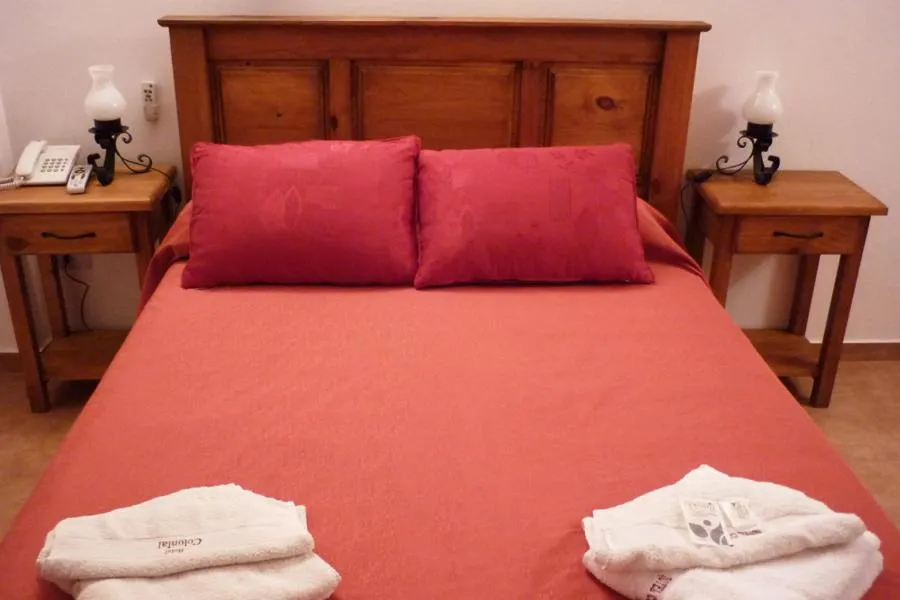 Decorative detail, Bed in Hotel Colonial