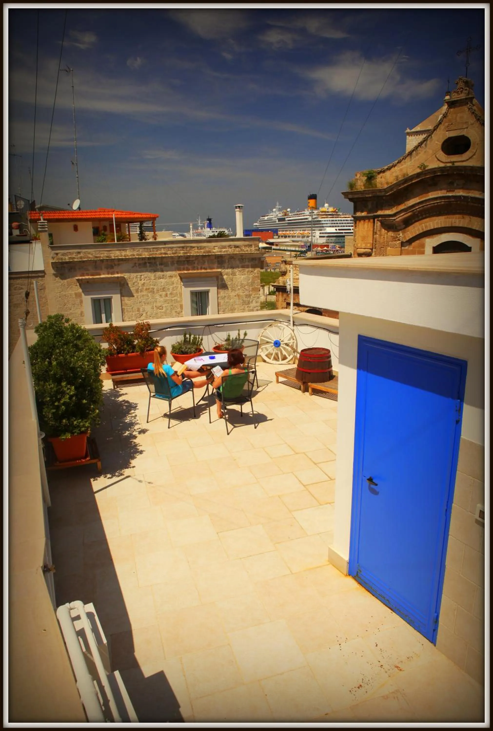 Facade/entrance in B&B La Muraglia