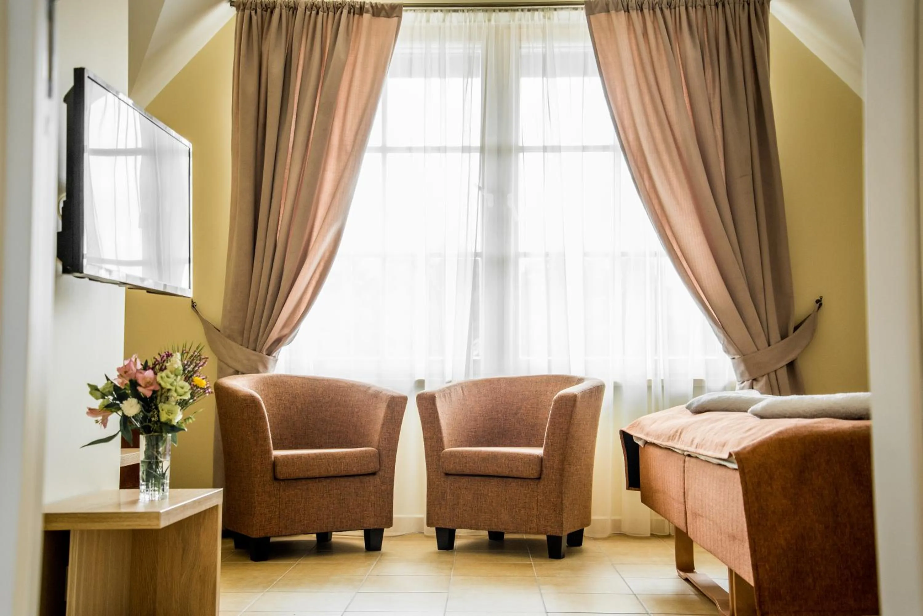 Photo of the whole room, Bed in Hotel Palanga Camping