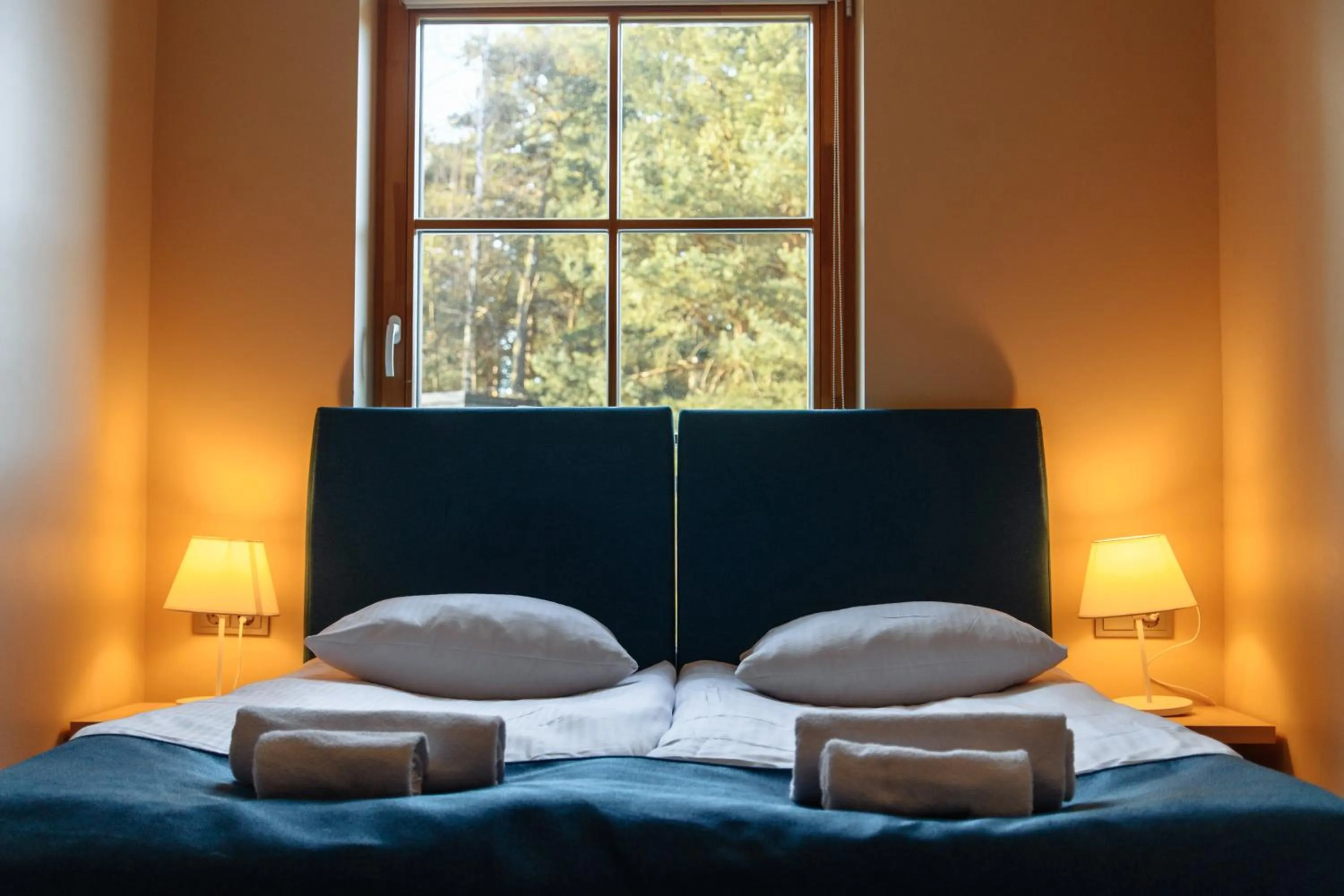 Bed in Hotel Palanga Camping