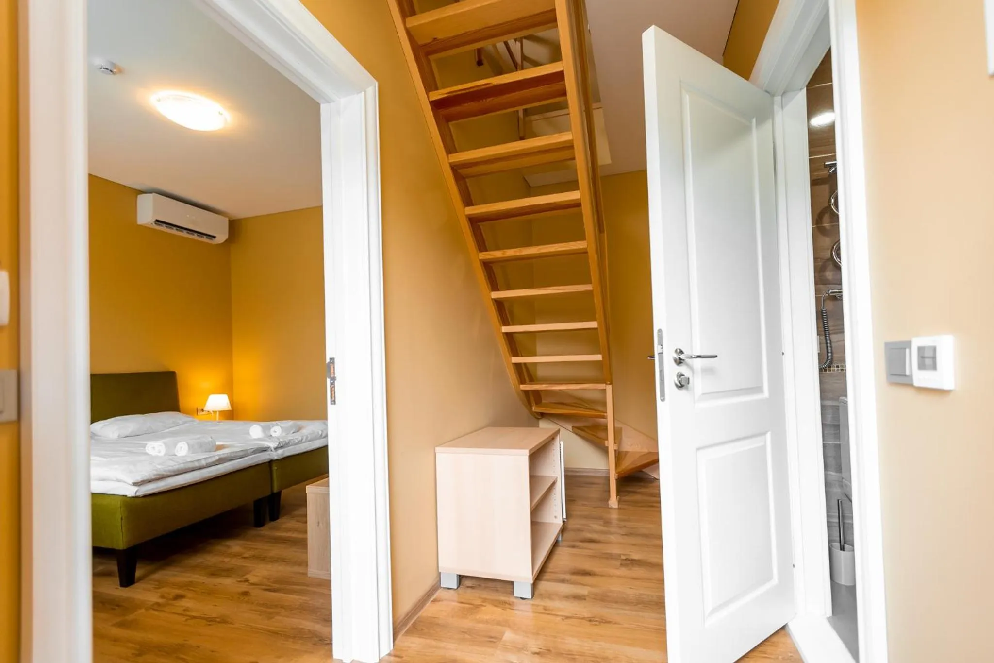 Photo of the whole room, Bed in Hotel Palanga Camping