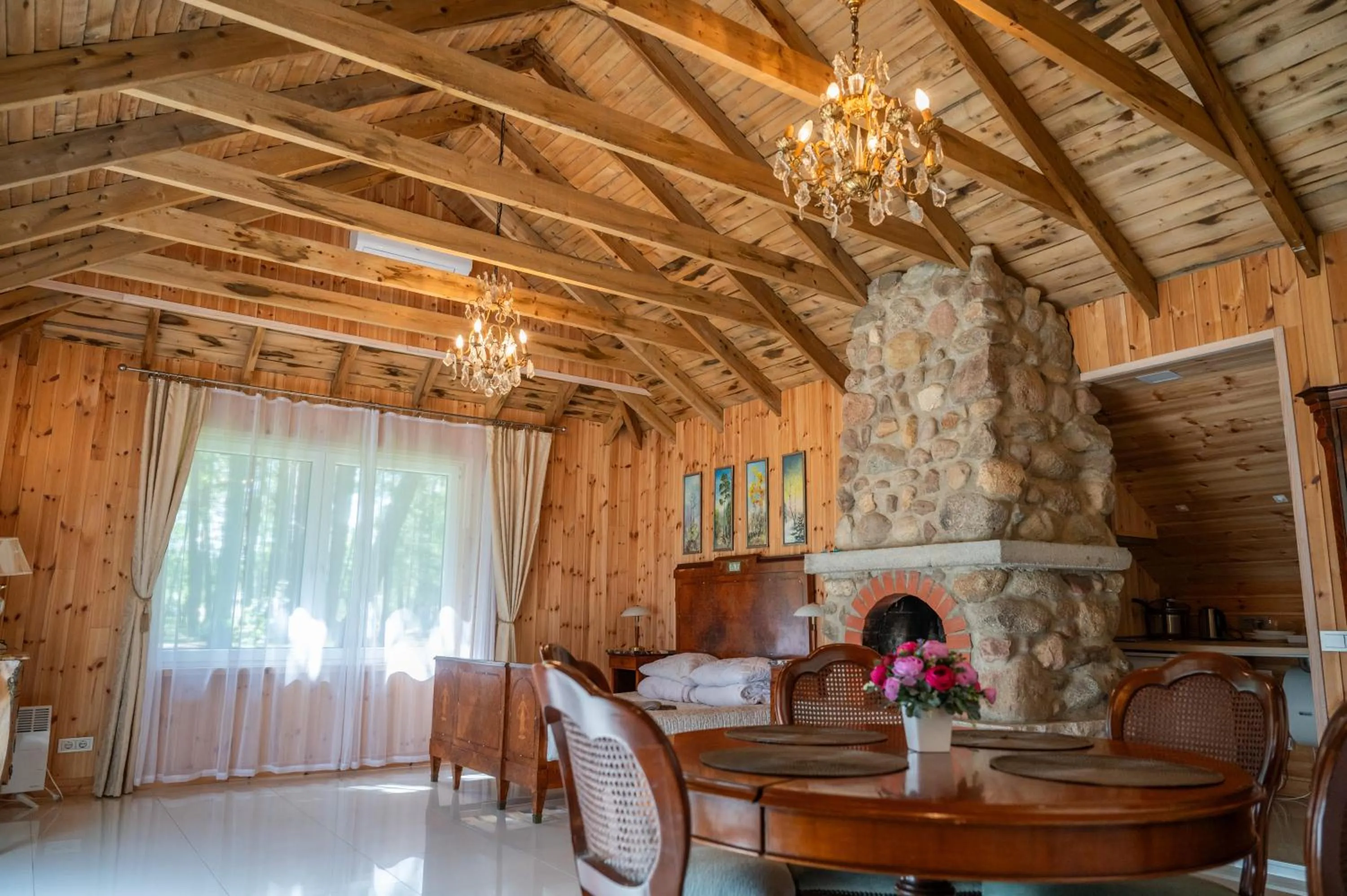 Living room in Hotel Palanga Camping