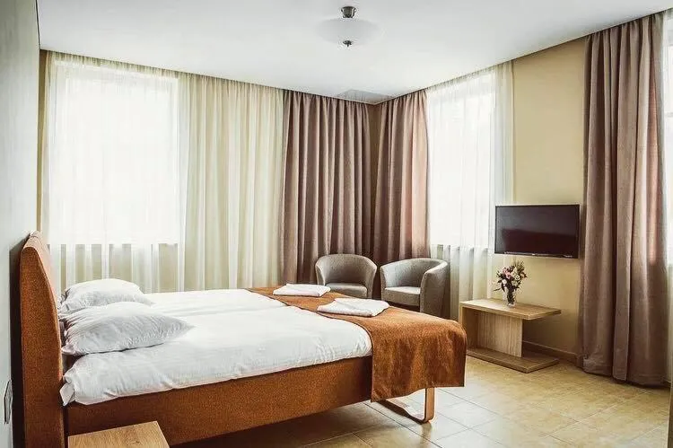 Photo of the whole room, Bed in Hotel Palanga Camping