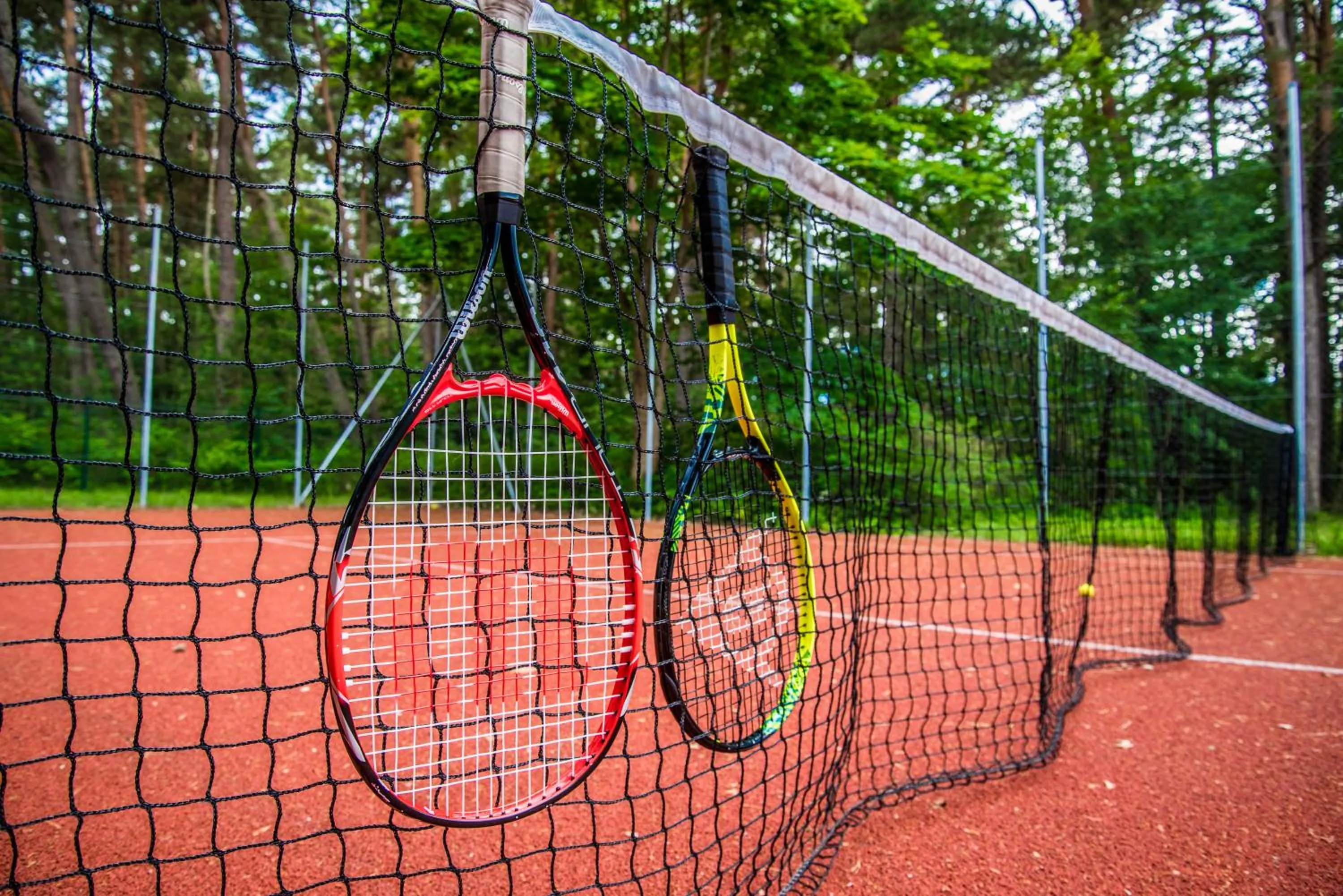 Tennis court in Hotel Palanga Camping