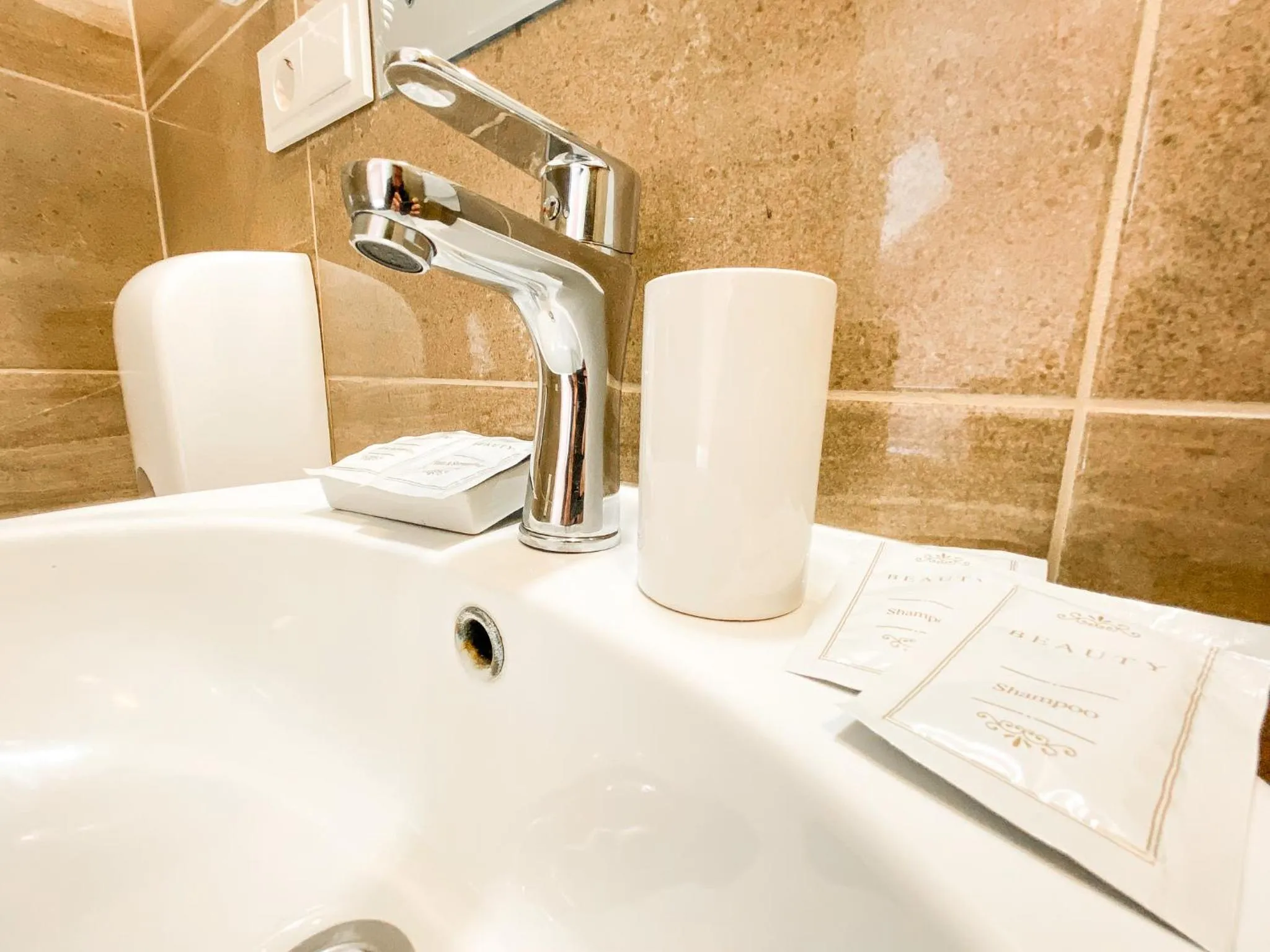 Bathroom in Hotel Palanga Camping