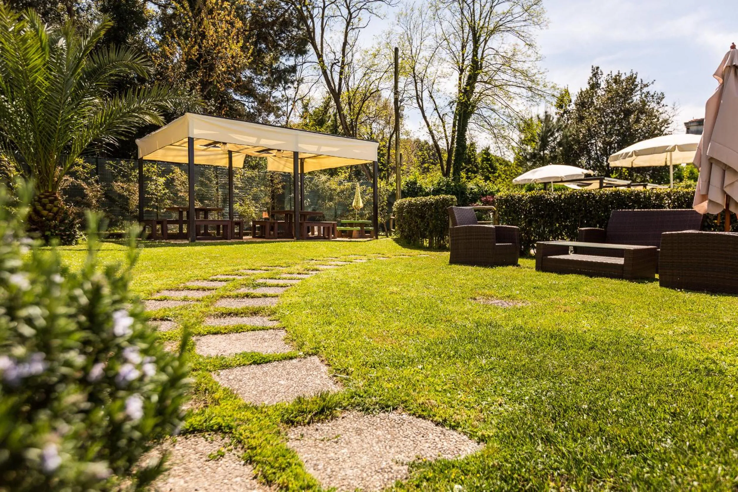 Garden view in Hotel King