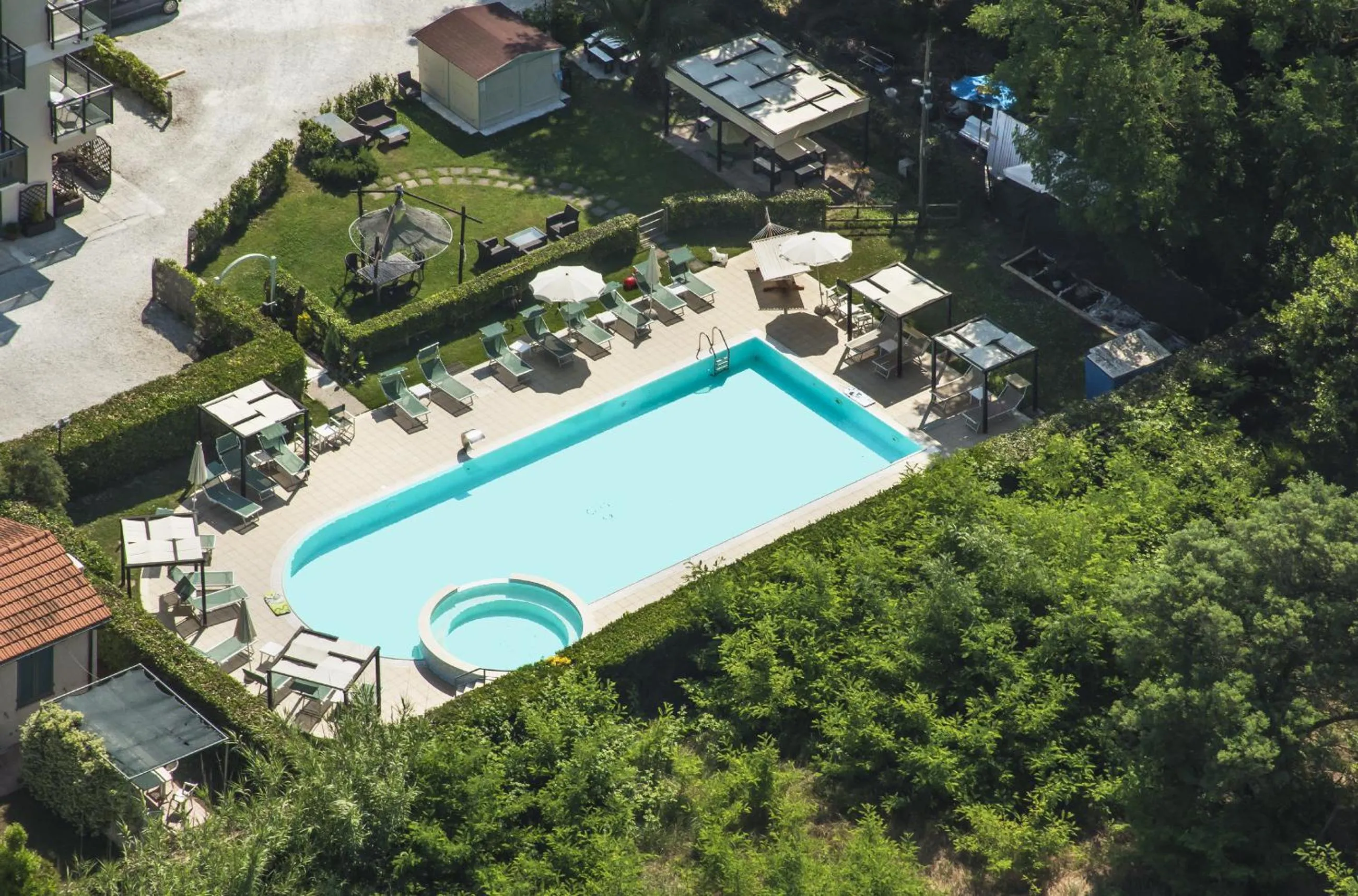 Bird's eye view in Hotel King