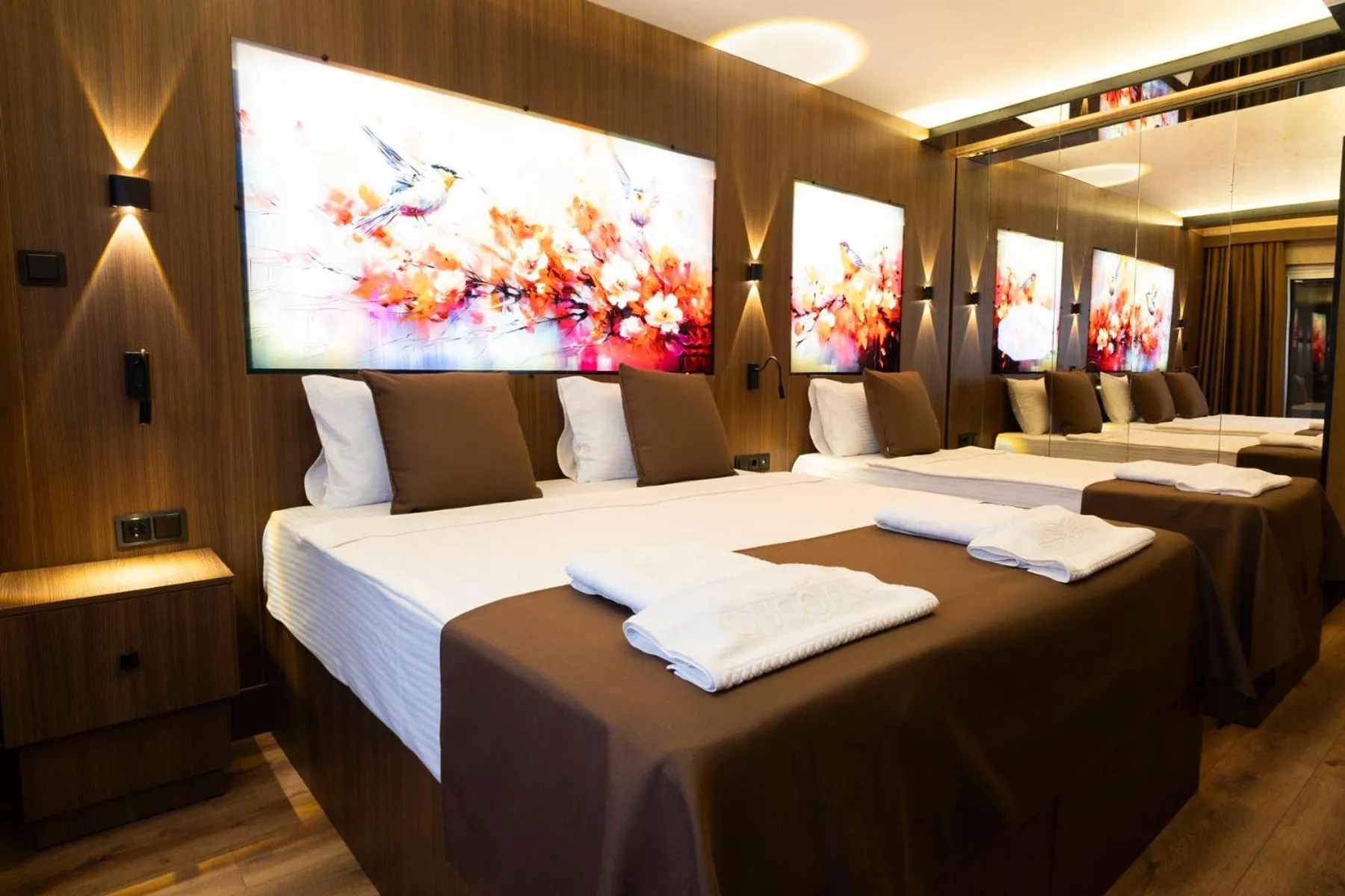 Bed in Dabaklar Hotel