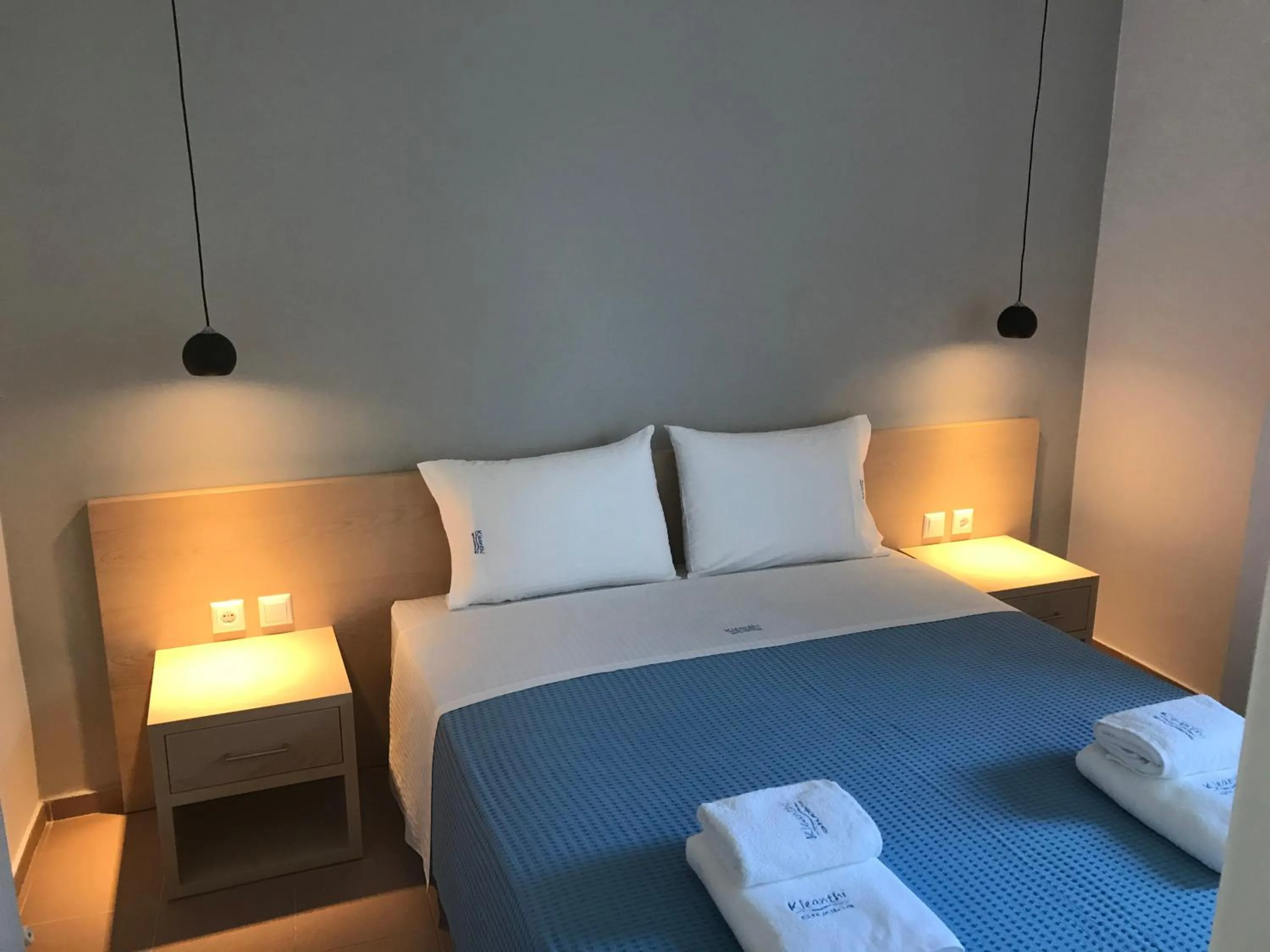 Bedroom, Bed in Kleanthi Studios