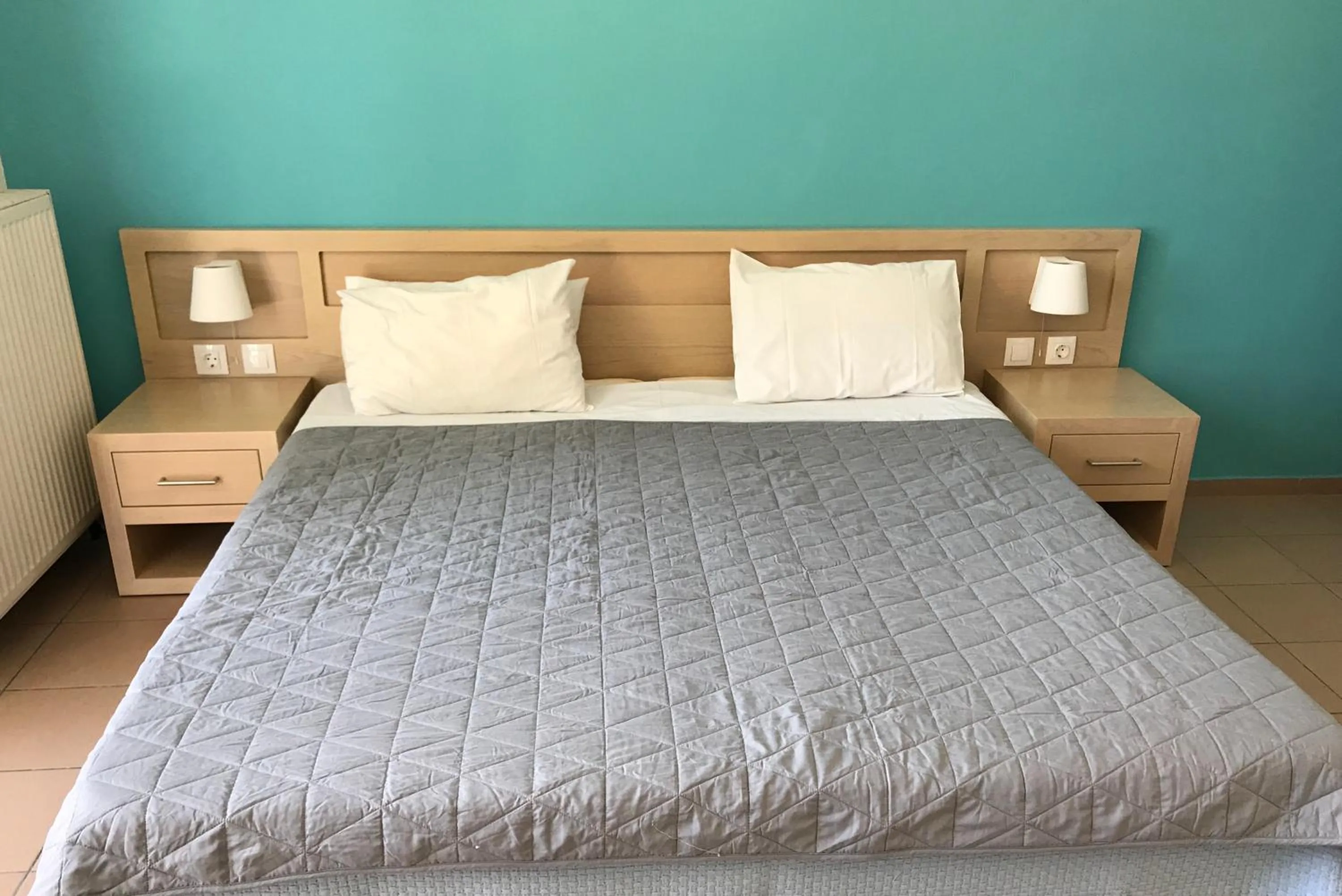 Bed in Kleanthi Studios